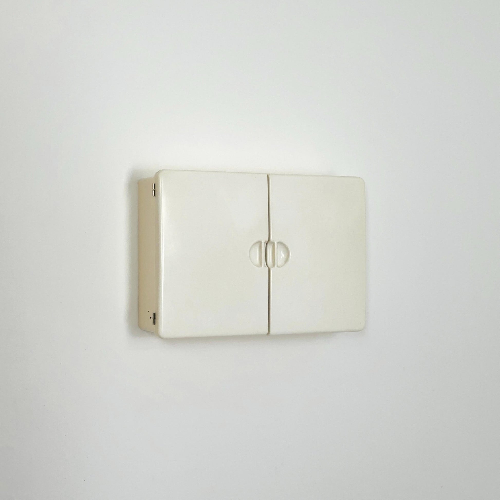 Mid century ‘Spluga’ Bathroom Cabinet by Prodotti CM Torino, 1970s | white black Cabinet | Italian Pharmacy Cabinet Italy