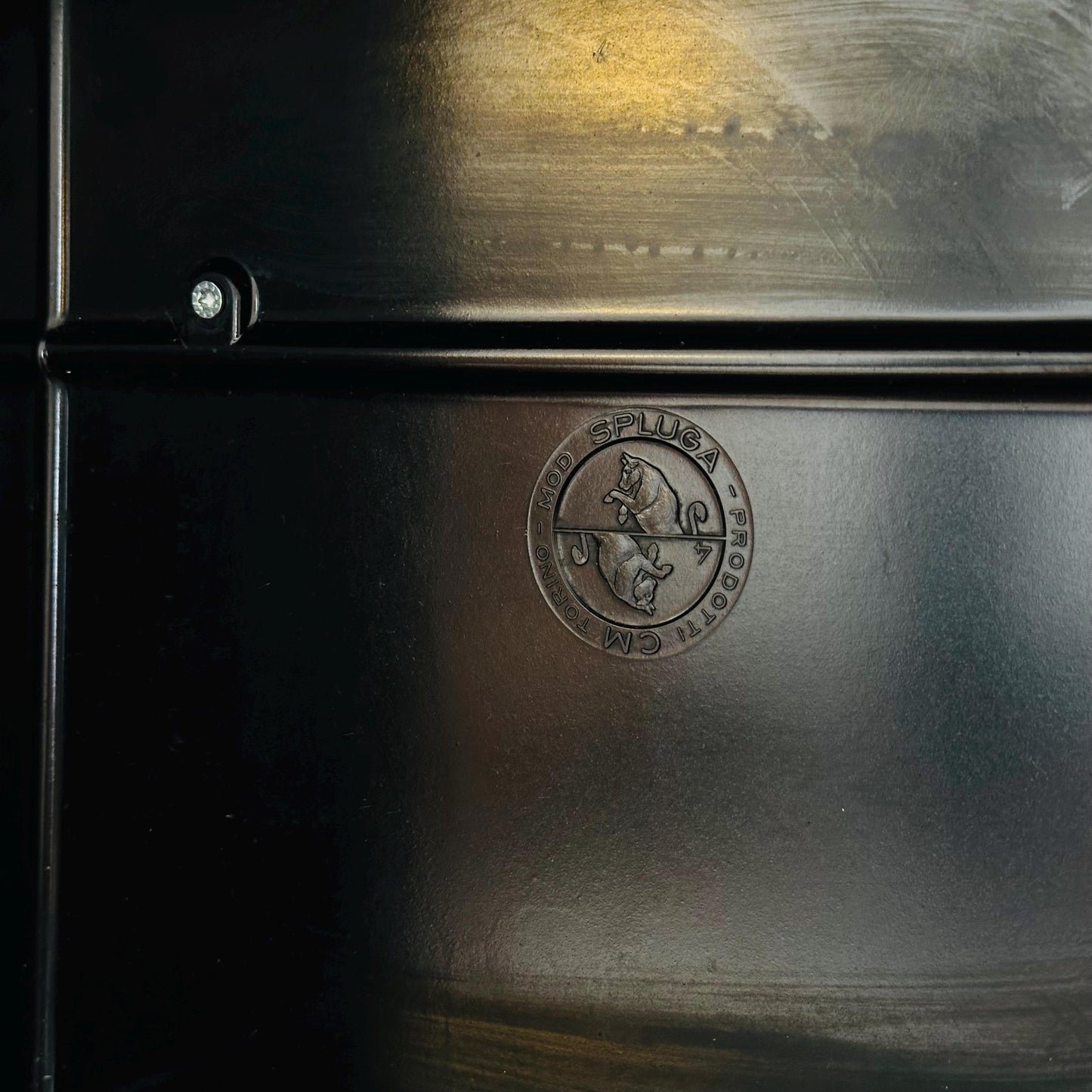 Mid century ‘Spluga’ Bathroom Cabinet by Prodotti CM Torino, 1970s | white black Cabinet | Italian Pharmacy Cabinet Italy