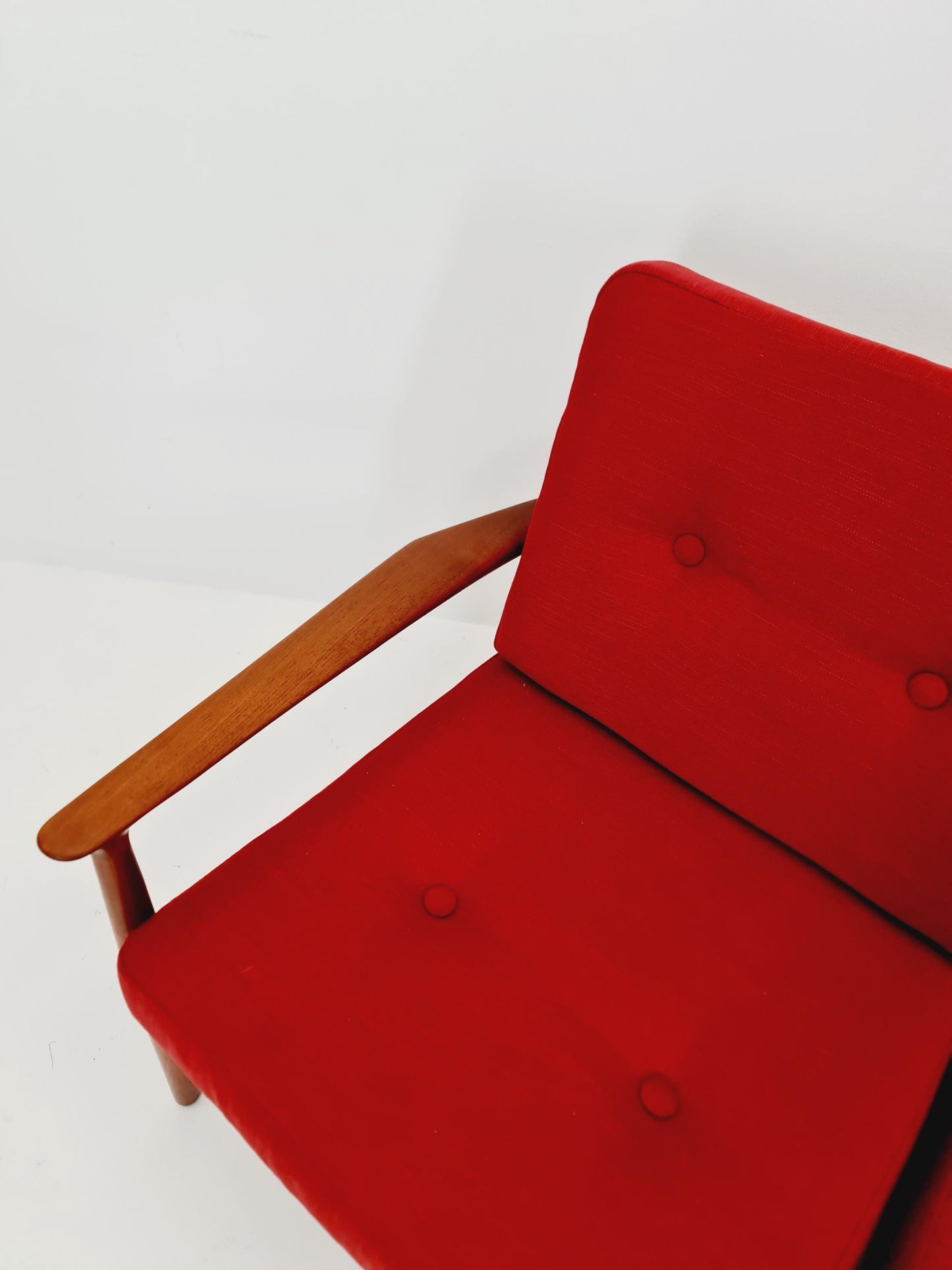 Mid-century Rare Danish teak lounge sofa 3 -Seater ,By Sven Erksen For Glostrup 1970s