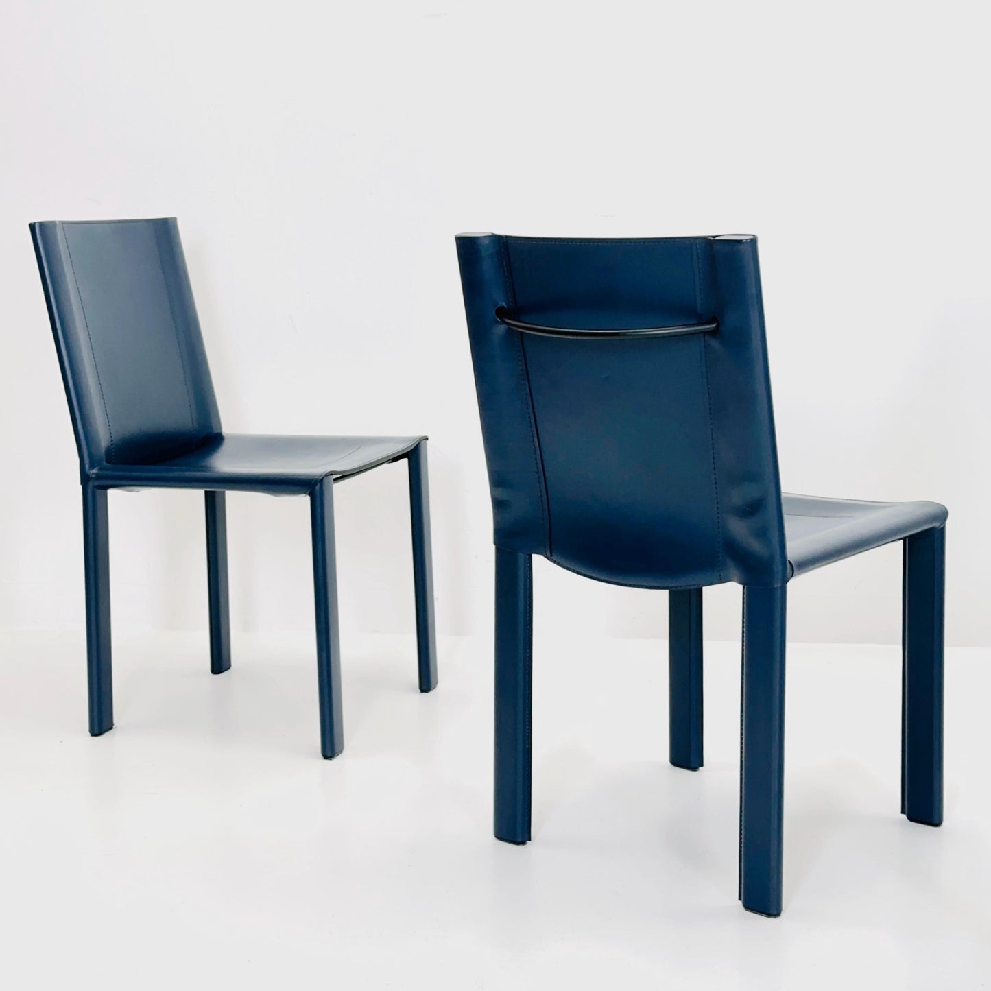 Set of 4 Mid-Century Coral Dining Chairs by Carlo Bartoli for Matteo Grassi Italy 1980s