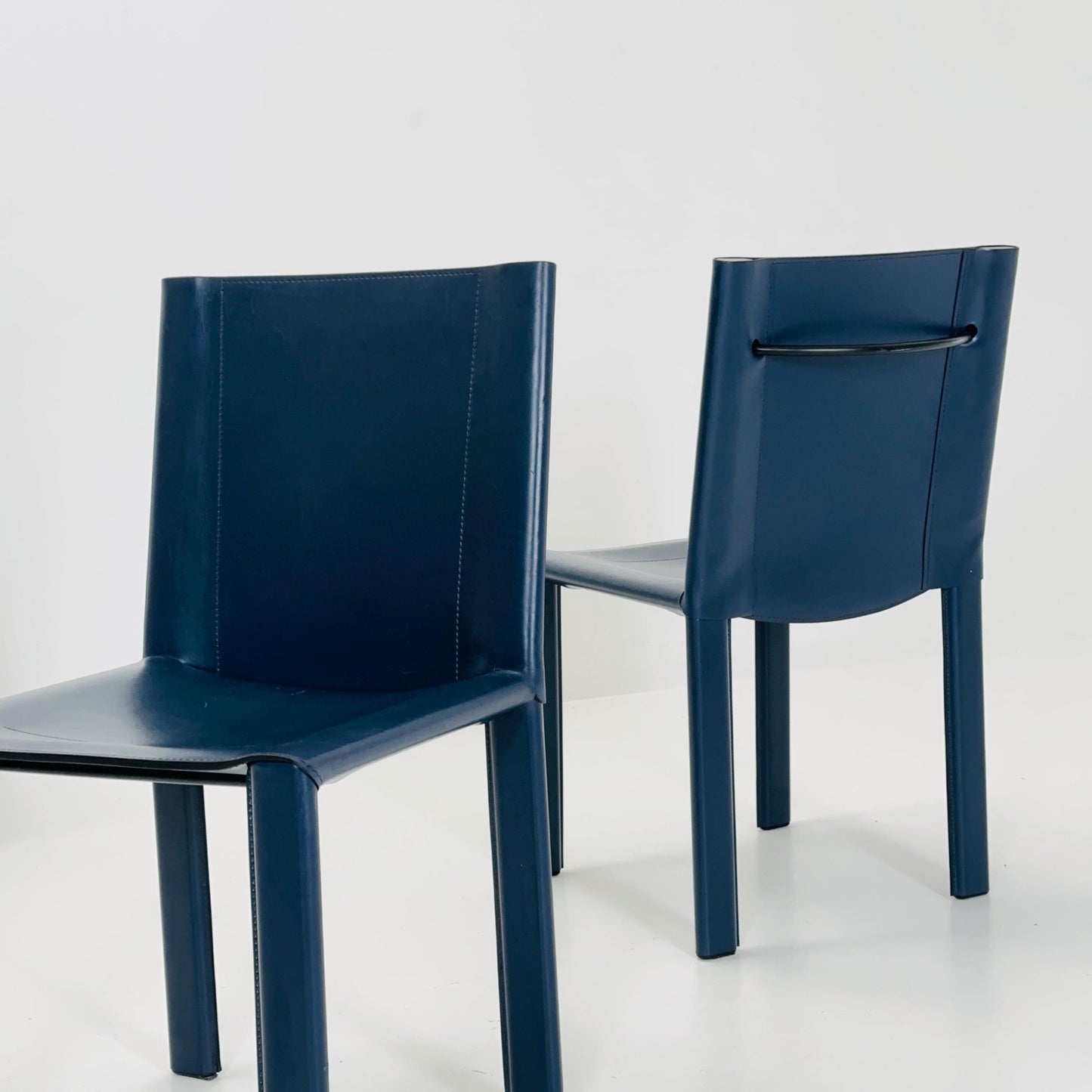 Set of 4 Mid-Century Coral Dining Chairs by Carlo Bartoli for Matteo Grassi Italy 1980s