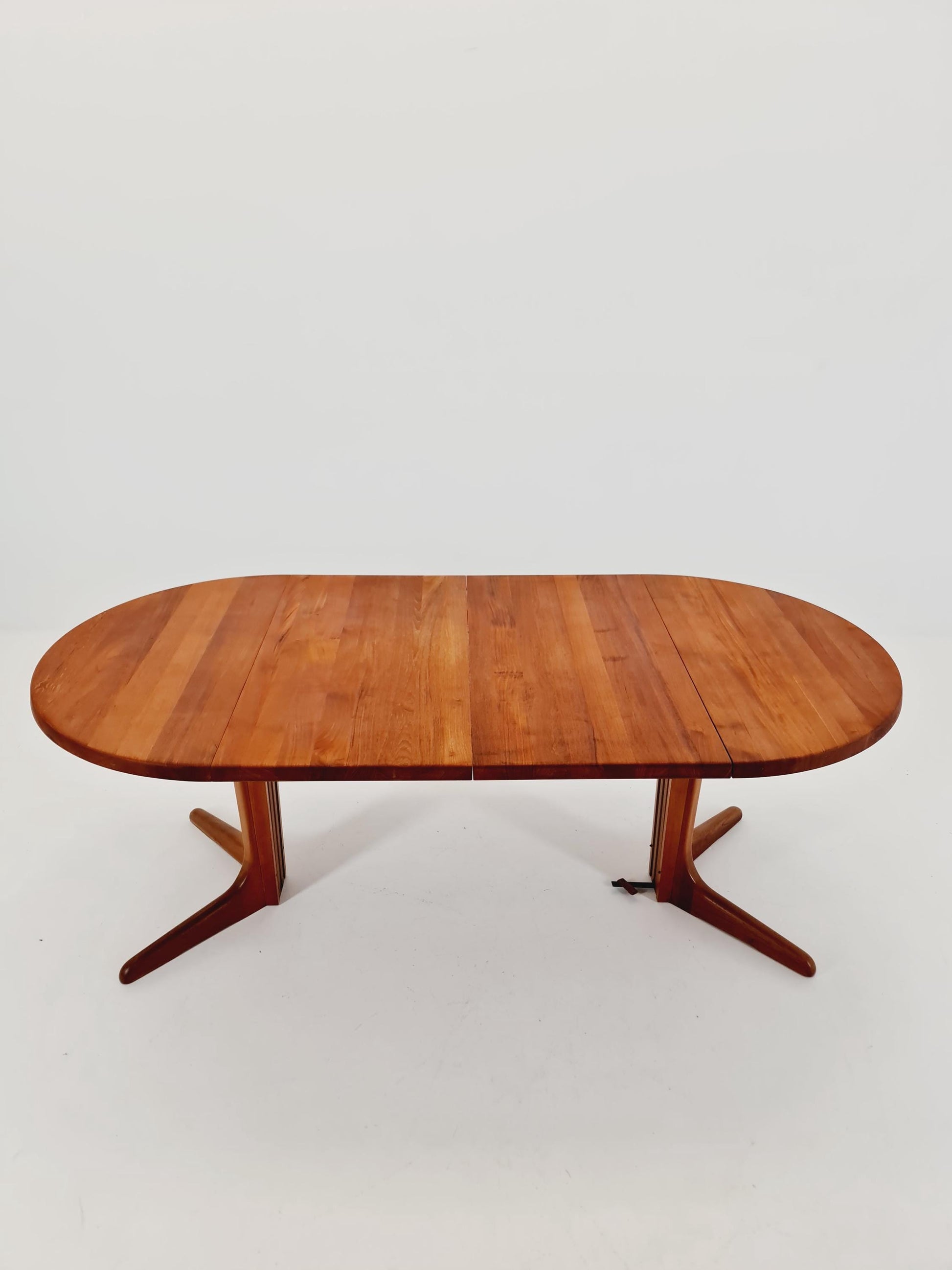 Mid century extendable Danish Modern Solid Teak dining table , 1960s