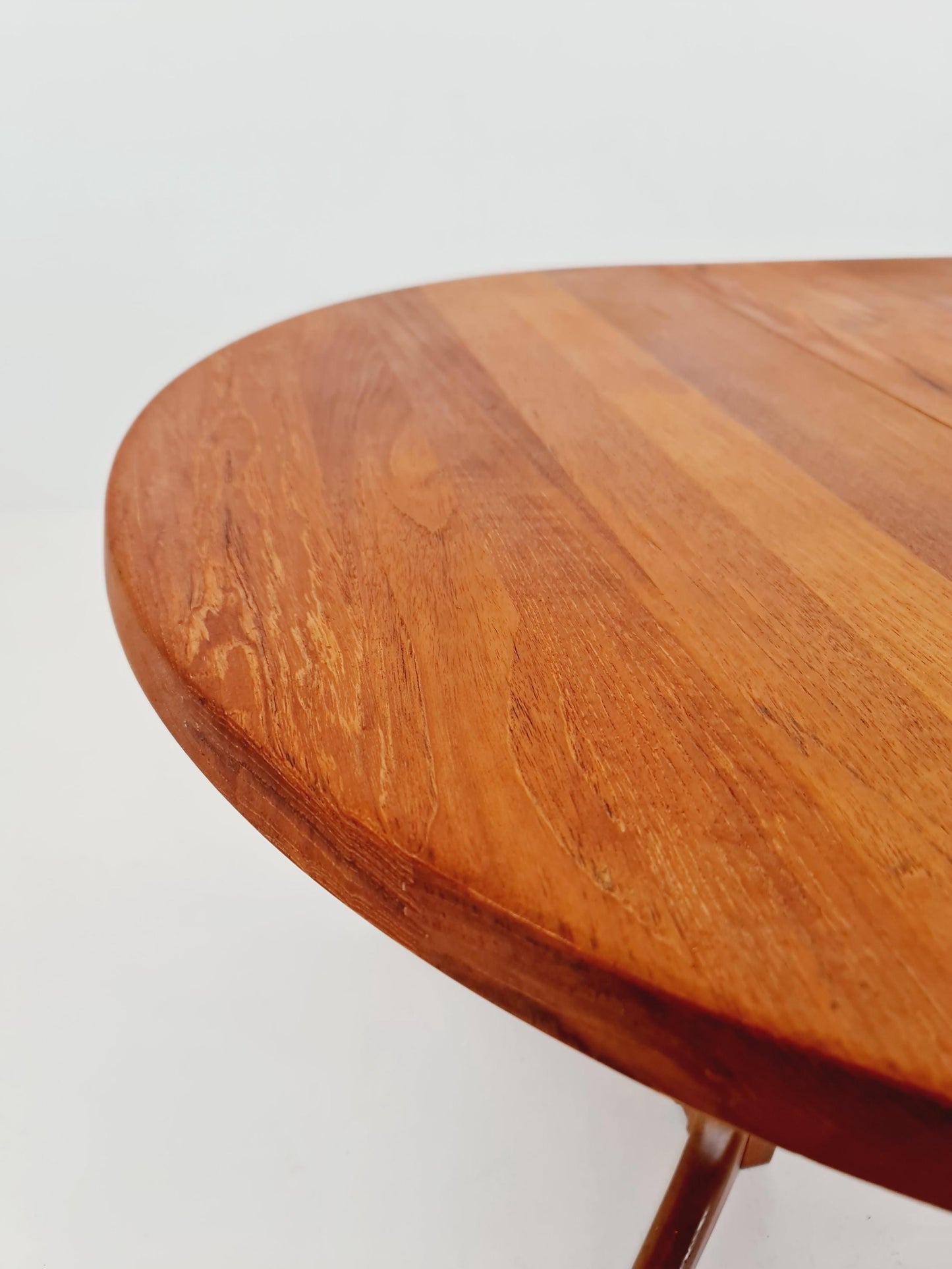 Mid century extendable Danish Modern Solid Teak dining table , 1960s