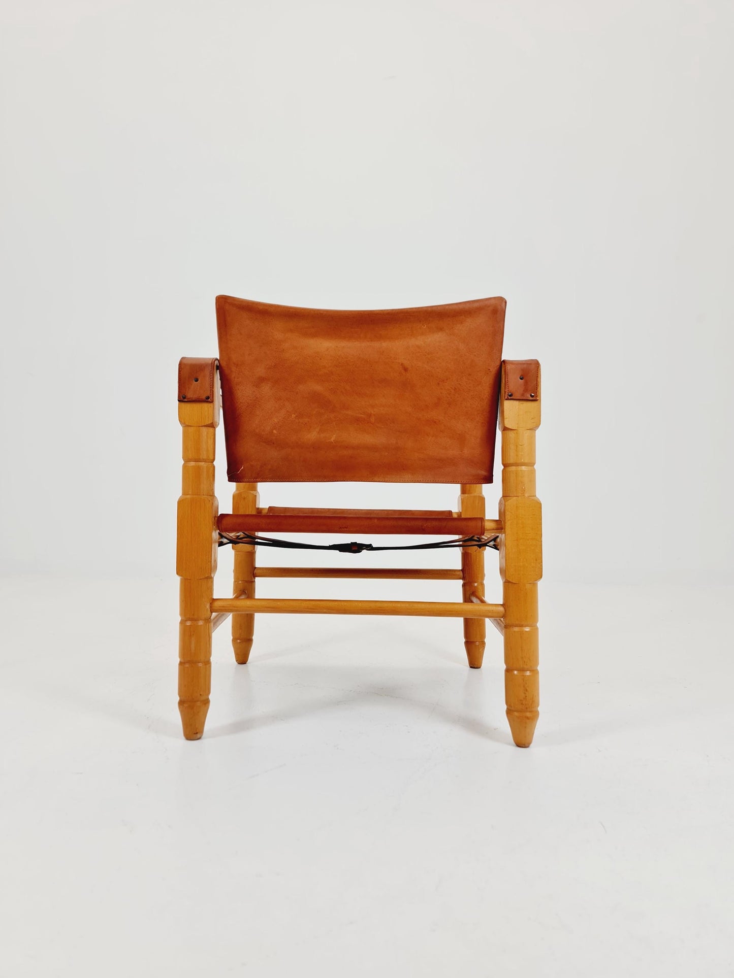 Mid-century vintage Safari Leather chair, 1960s
