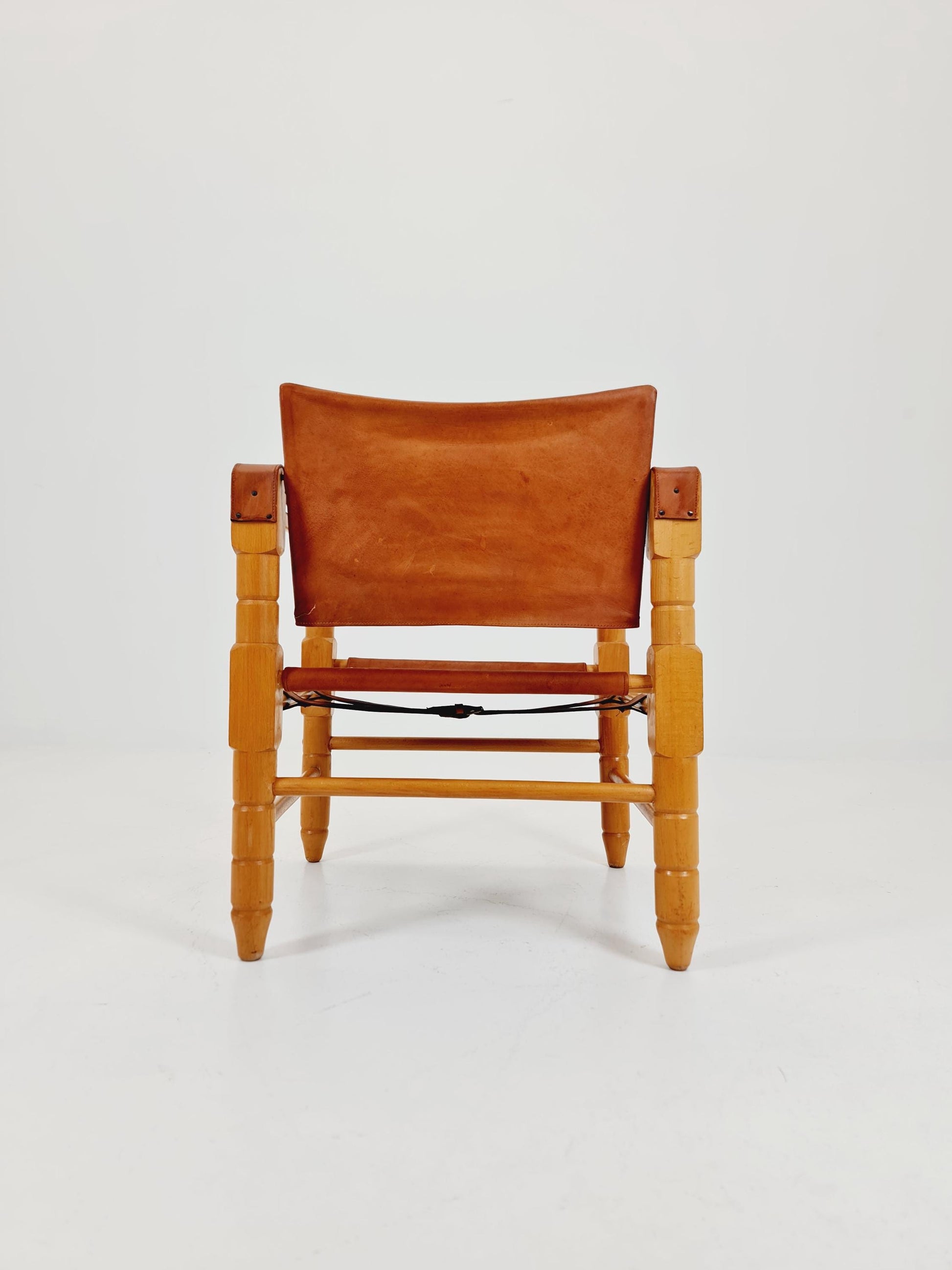 Mid-century vintage Safari Leather chair, 1960s