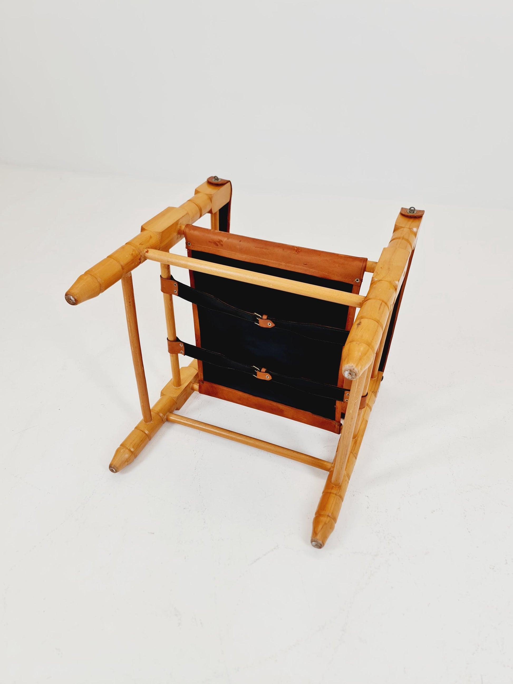 Mid-century vintage Safari Leather chair, 1960s