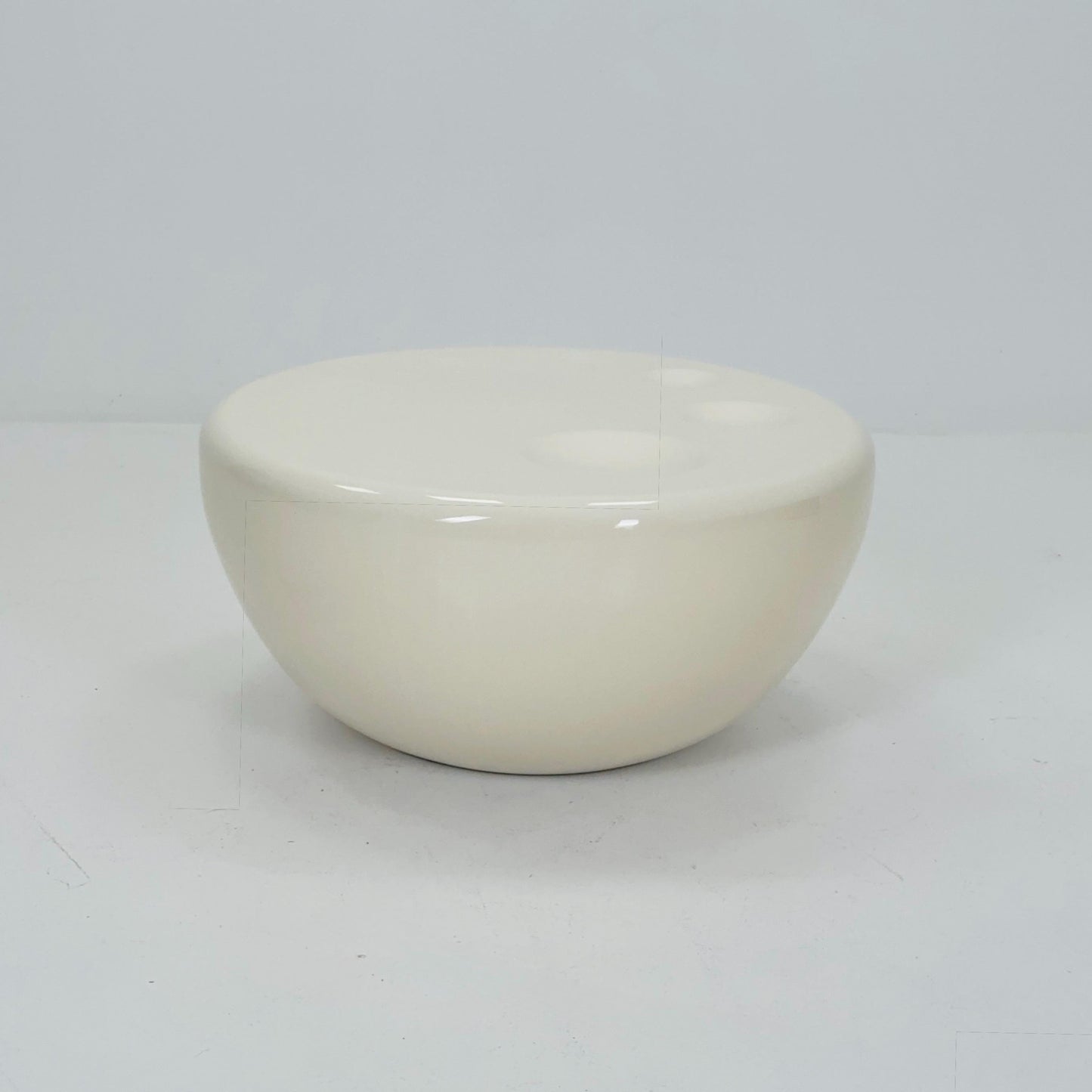 Mcm Coffee Table Moon by Mike To for Infiniture Space Age White Fiberglass Modern Indoor and Outdoor Design 1960s Style