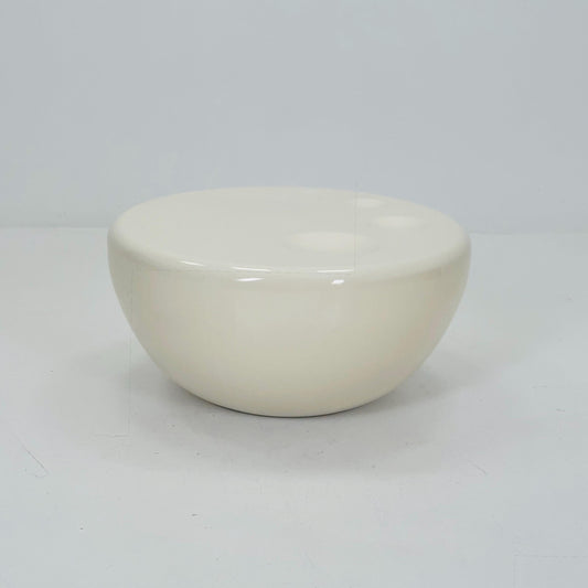 Mcm Coffee Table Moon by Mike To for Infiniture Space Age White Fiberglass Modern Indoor and Outdoor Design 1960s Style