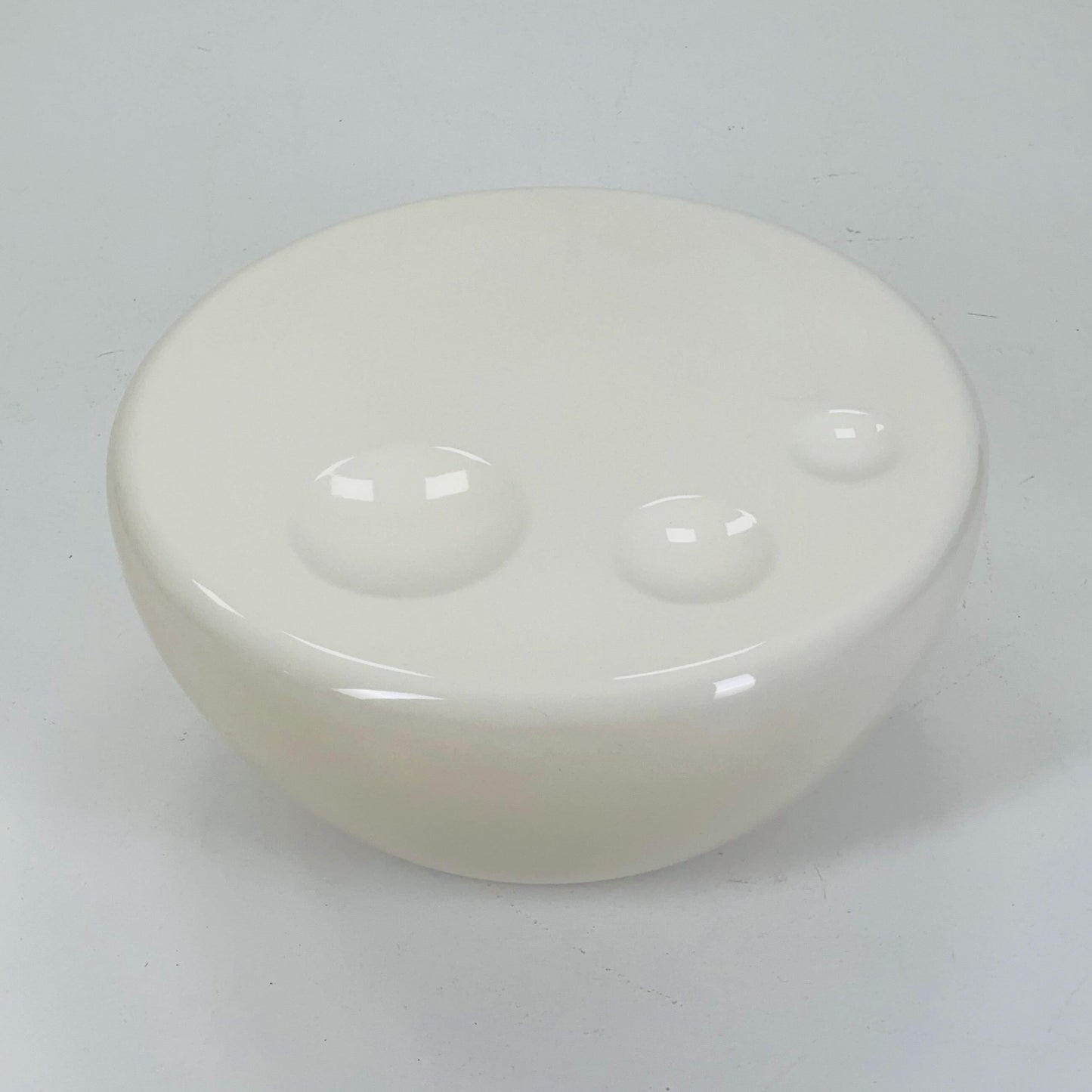Mcm Coffee Table Moon by Mike To for Infiniture Space Age White Fiberglass Modern Indoor and Outdoor Design 1960s Style