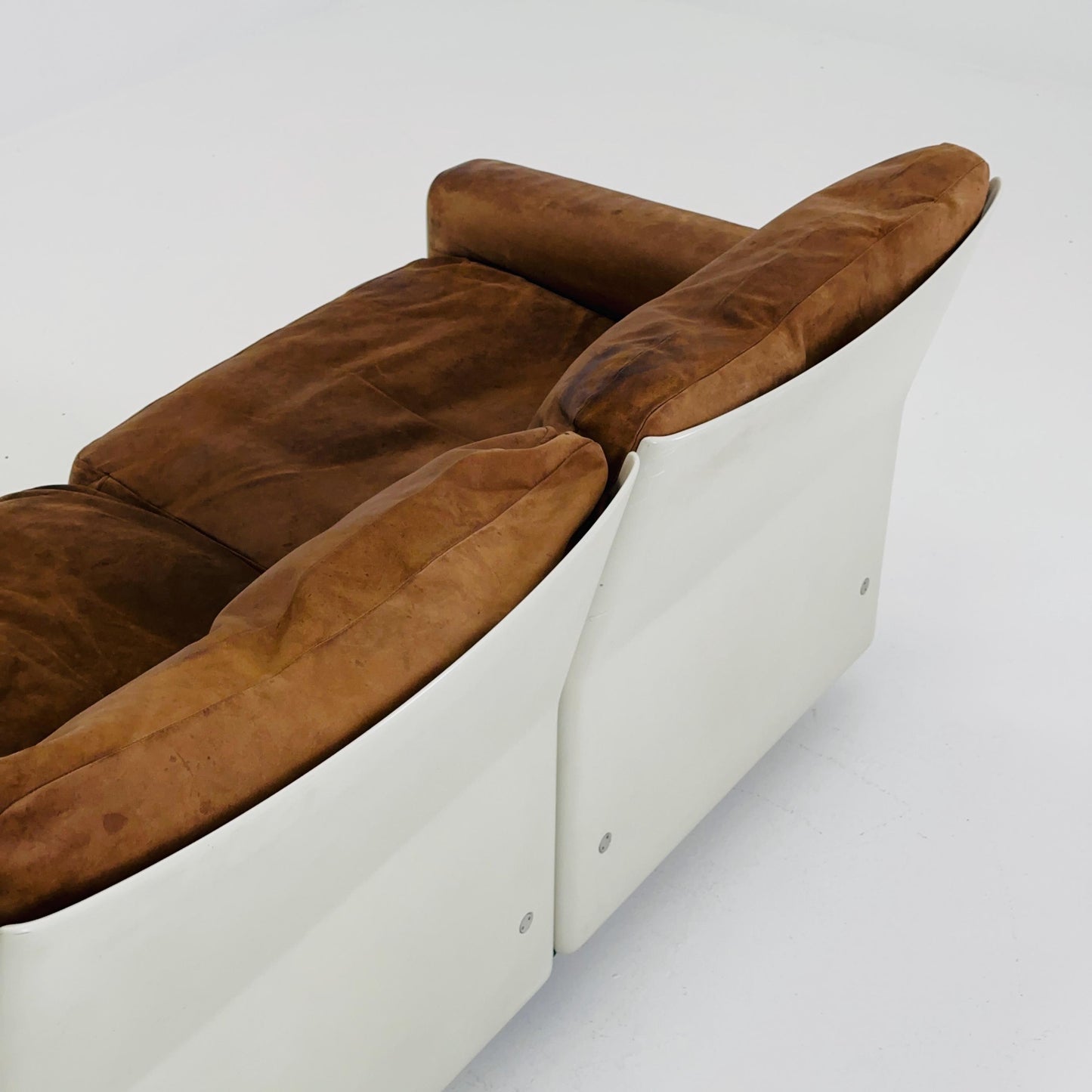 Mid century Ultra-Rare Space Age three seater sofa RZ62 by Dieter Rams for Vitsoe, 1960s Germany