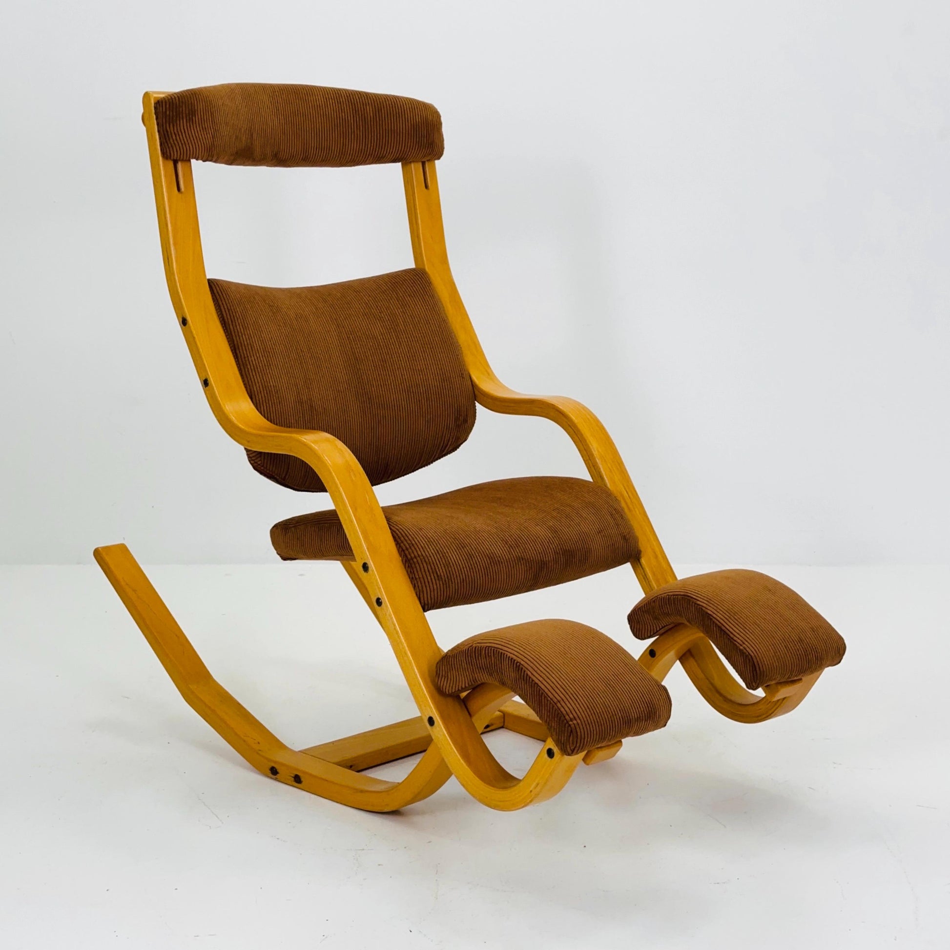 Mid-Century “Gravity” Rocking Lounge Chair by Peter Opsvik for Stokke, 1980s