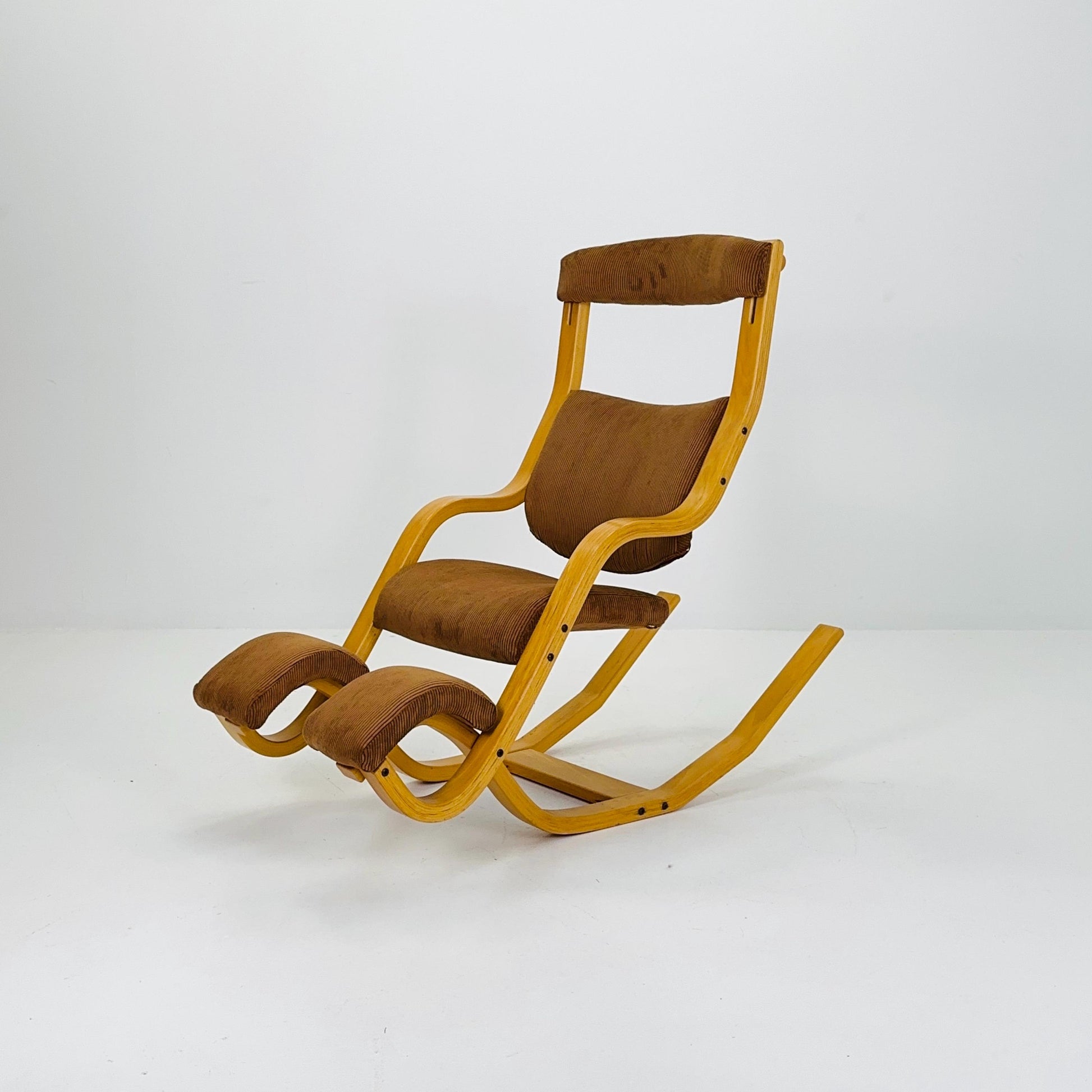 Mid-Century “Gravity” Rocking Lounge Chair by Peter Opsvik for Stokke, 1980s