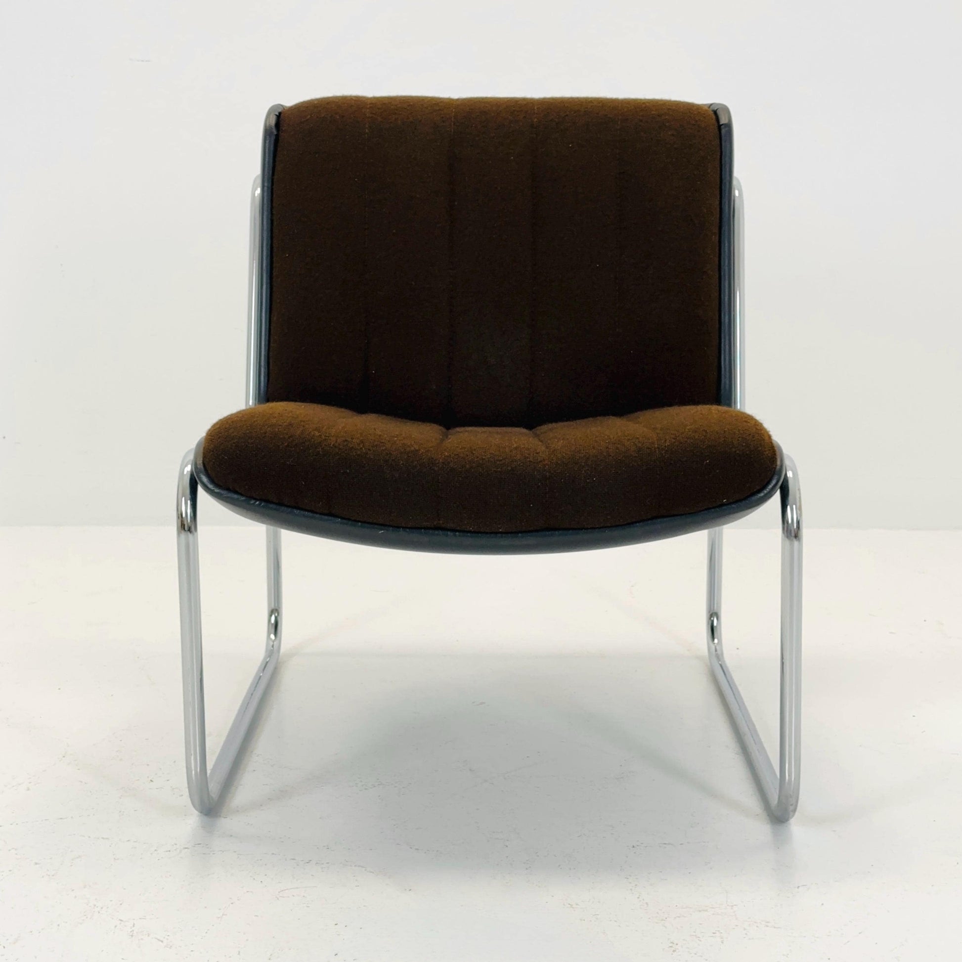 1 of 4 Iconic Mid-Century Modern “Sling” Lounge Chair by Peter Hoyte for Habitat, Italy 1980s