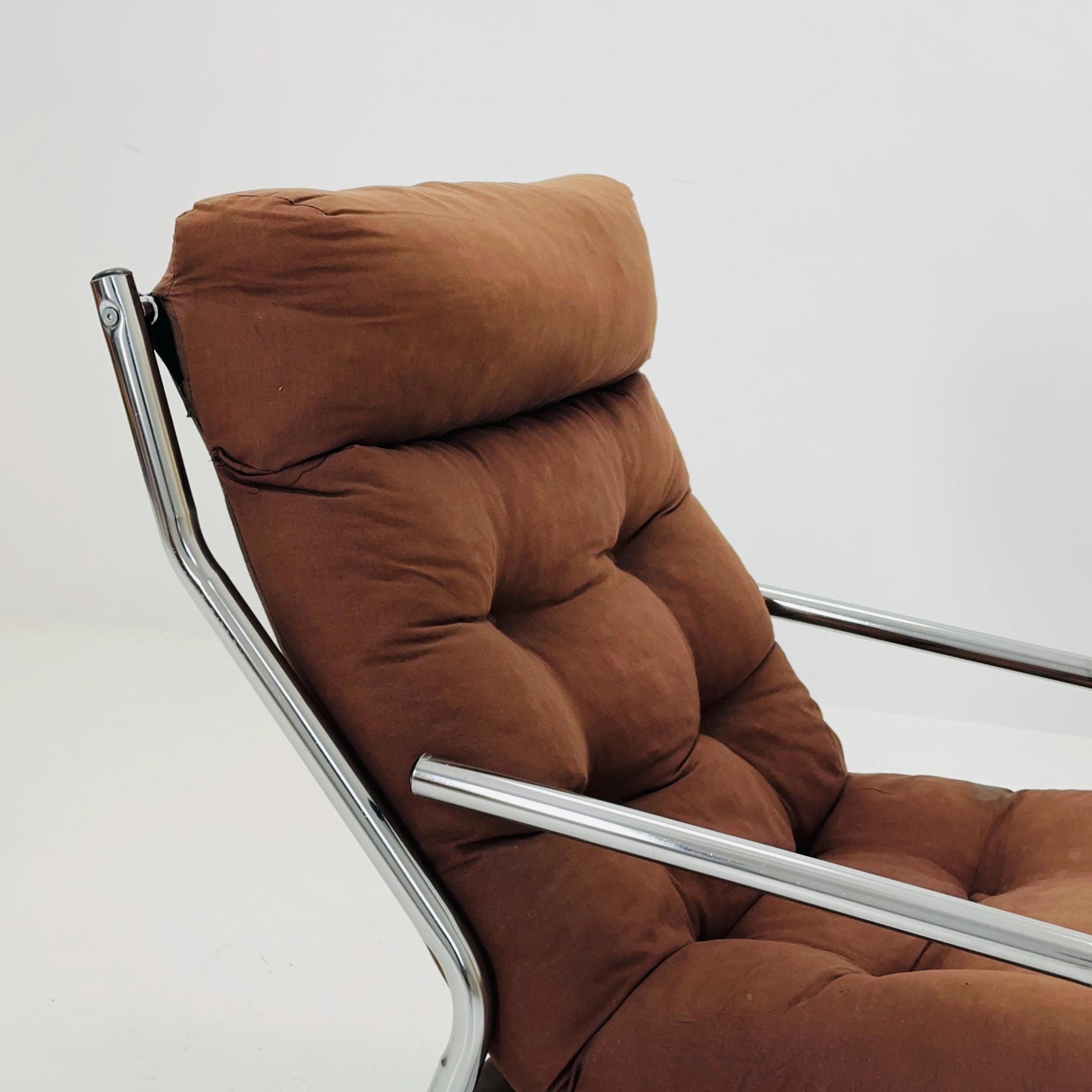 Mid century lounge chair By Gillis Lundgren Ikea Hoss Sweden 1970s