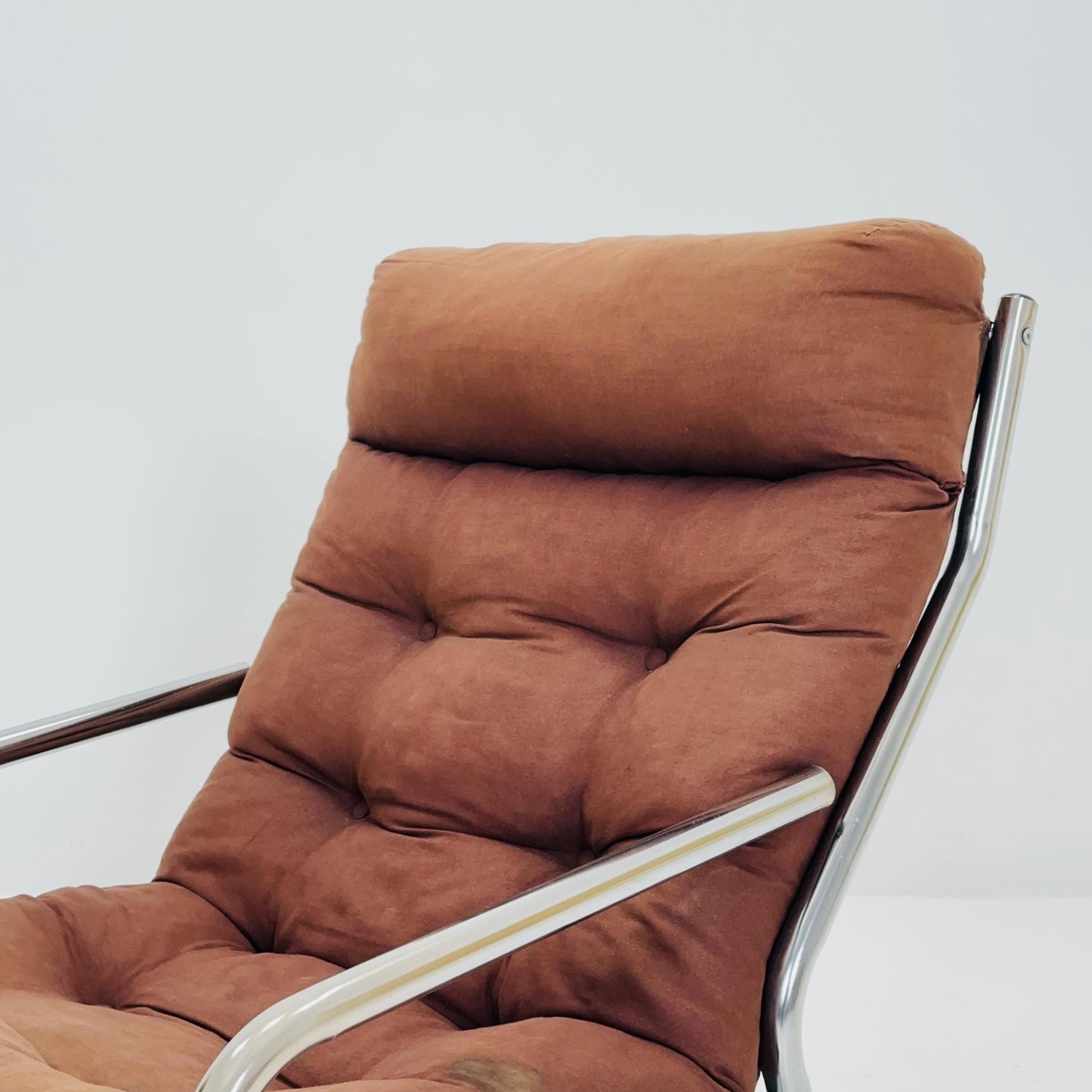 Mid century lounge chair By Gillis Lundgren Ikea Hoss Sweden 1970s