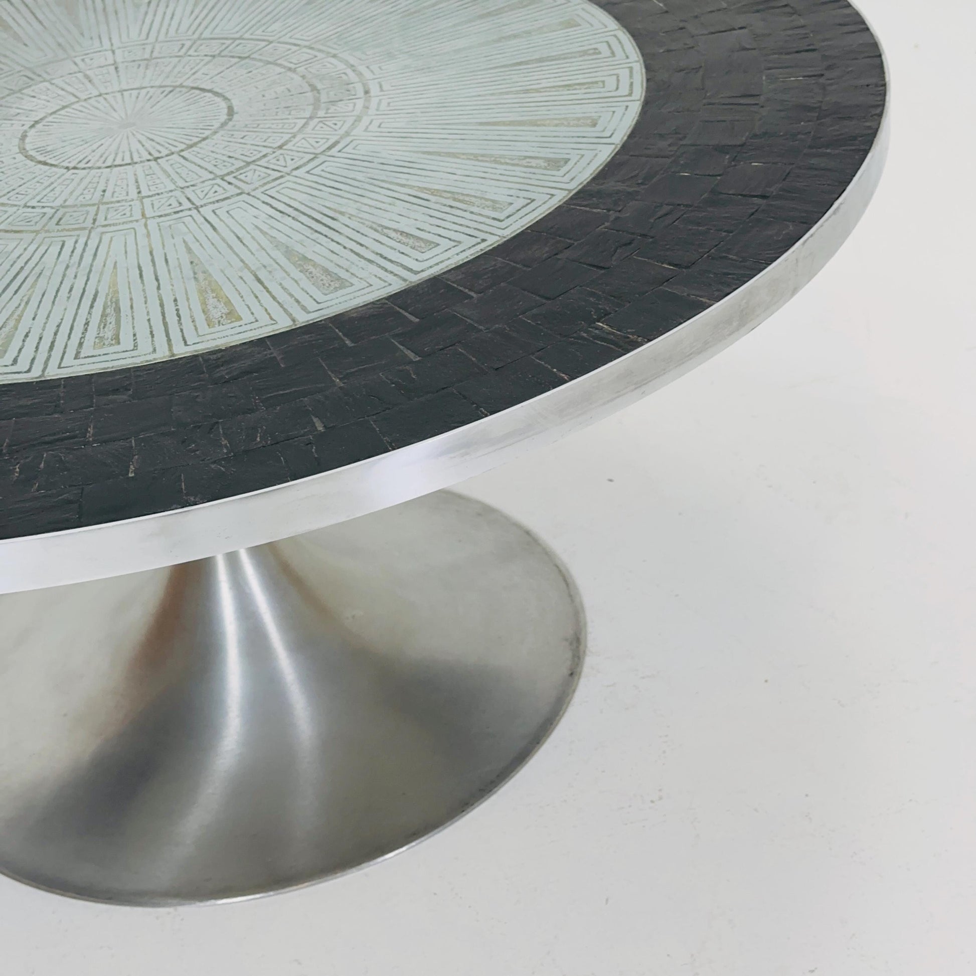 Rare Mid Century Heinz Lilienthal Tulip Coffee Table | German Brutalist Design 1970s