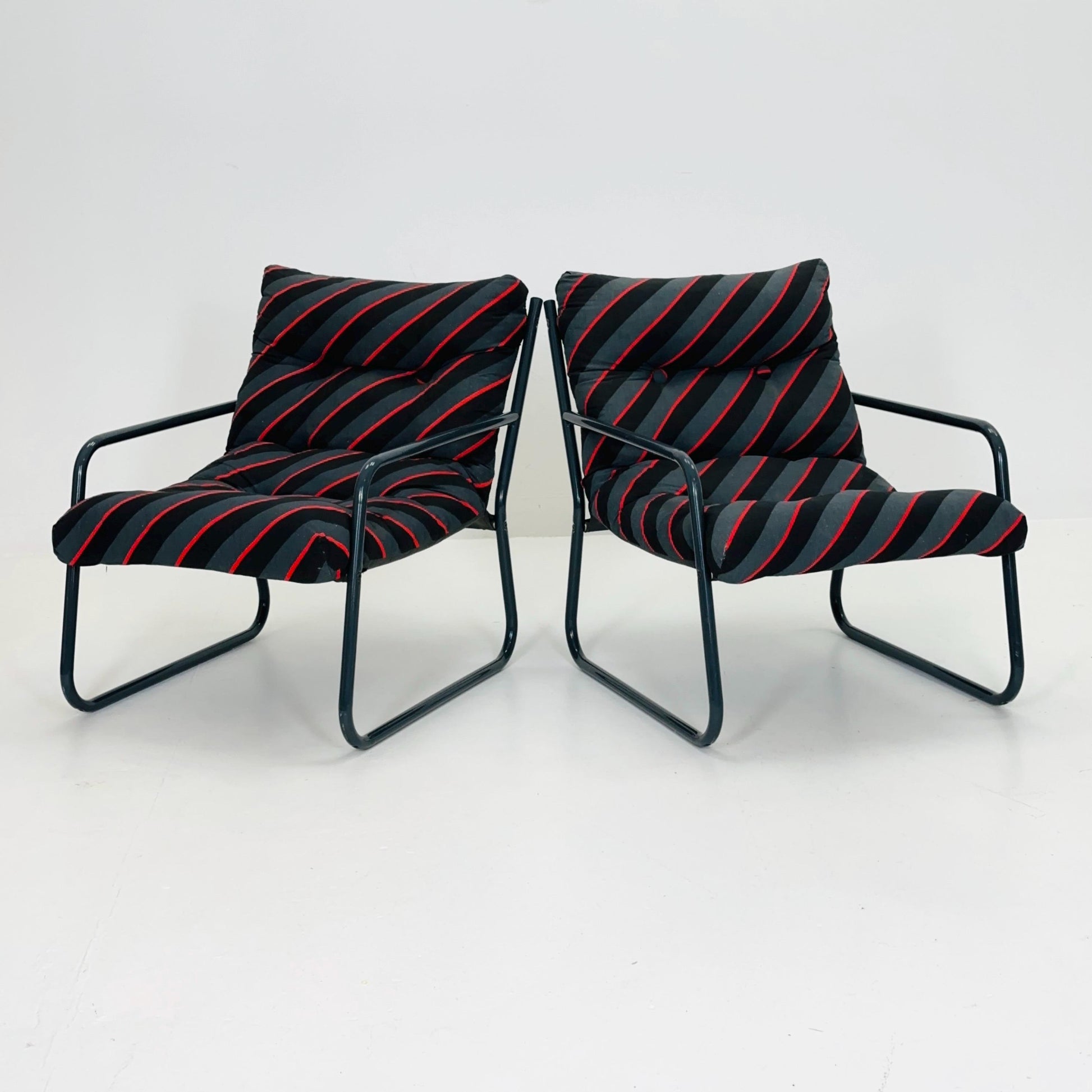 set of 2 Model Pixi Version lounge armchairs by Gillis Lundgren for Ikea, 1970s