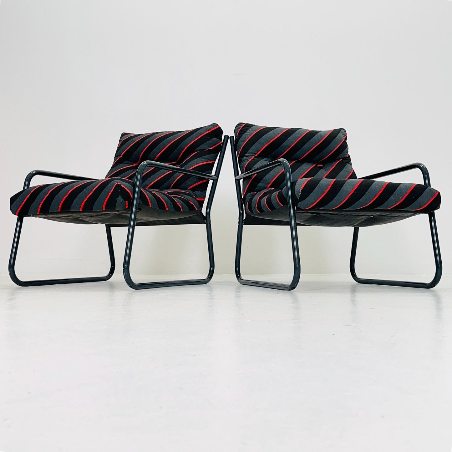 set of 2 Model Pixi Version lounge armchairs by Gillis Lundgren for Ikea, 1970s