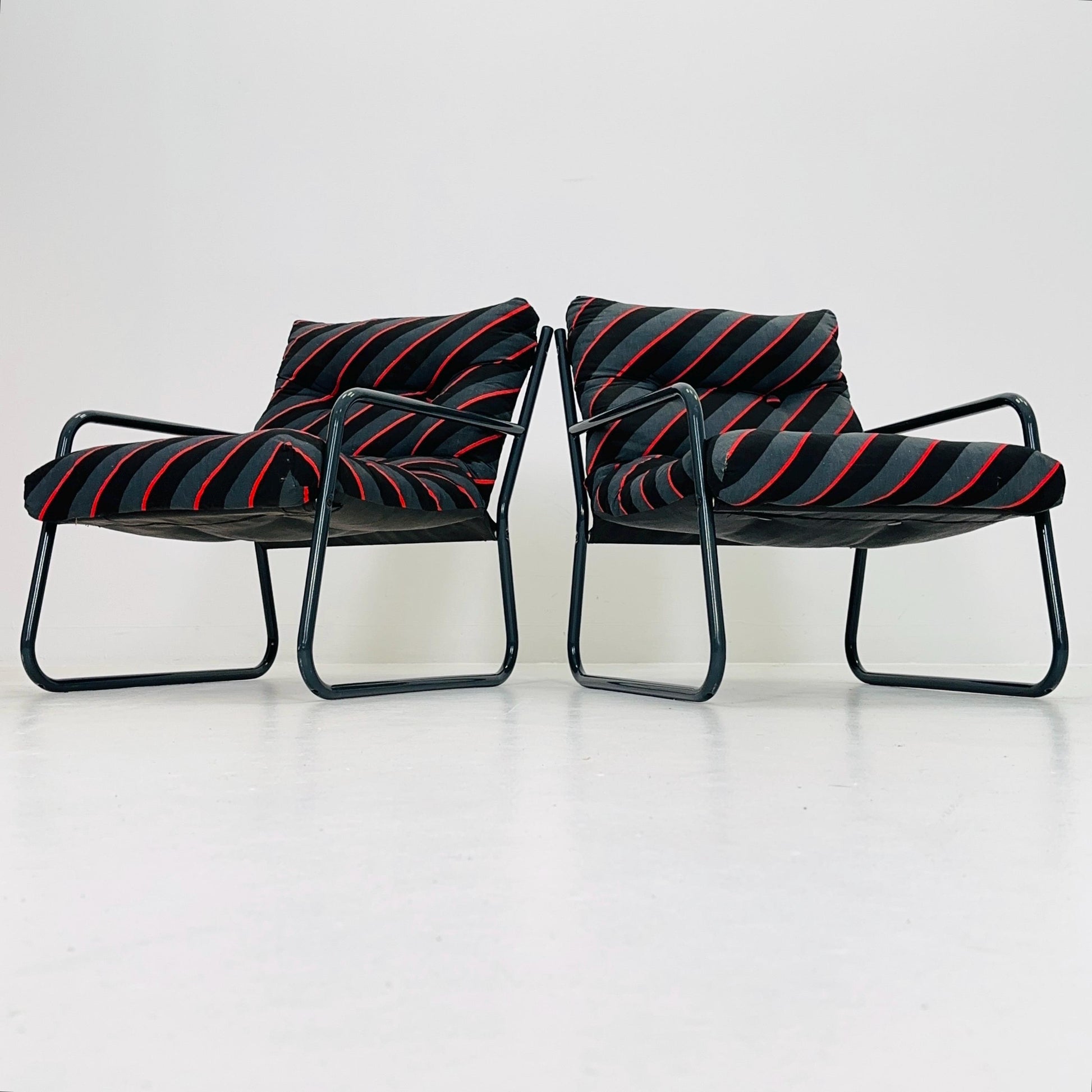 set of 2 Model Pixi Version lounge armchairs by Gillis Lundgren for Ikea, 1970s
