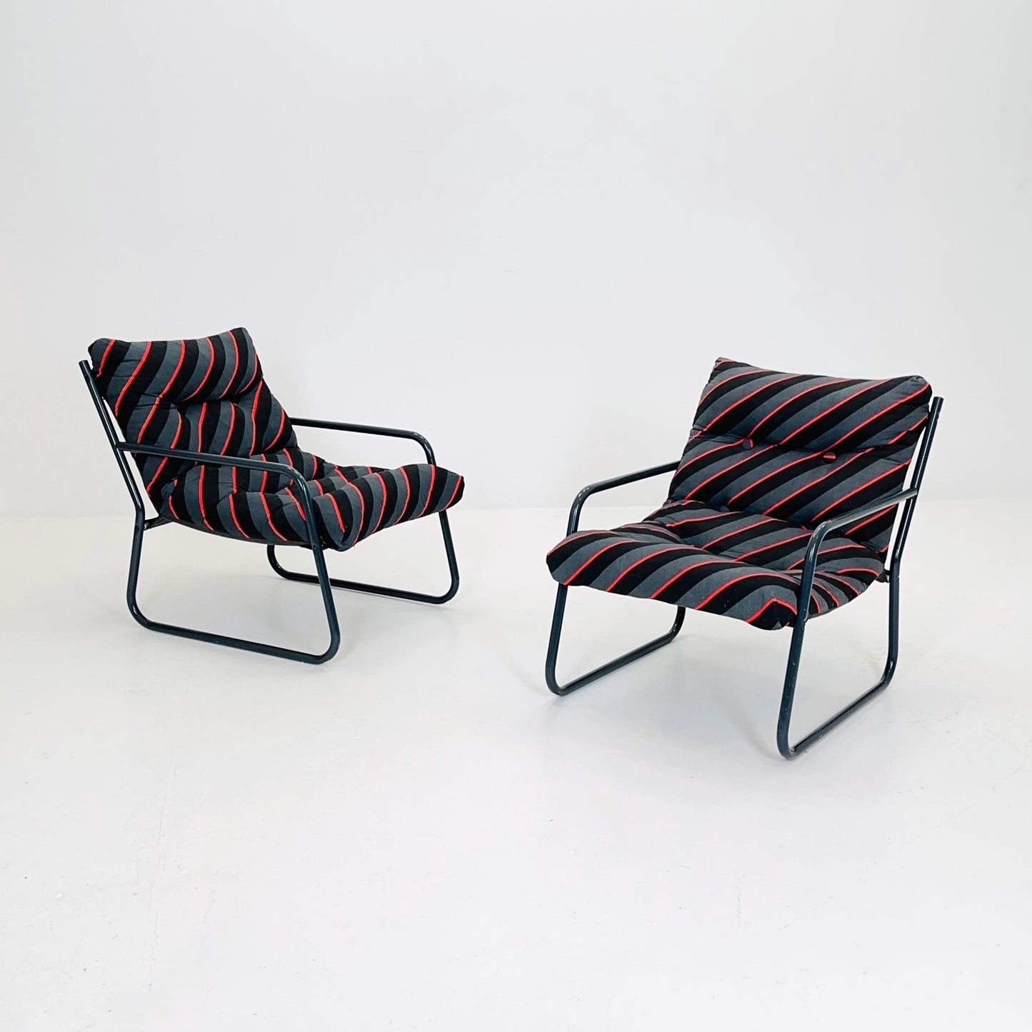 set of 2 Model Pixi Version lounge armchairs by Gillis Lundgren for Ikea, 1970s