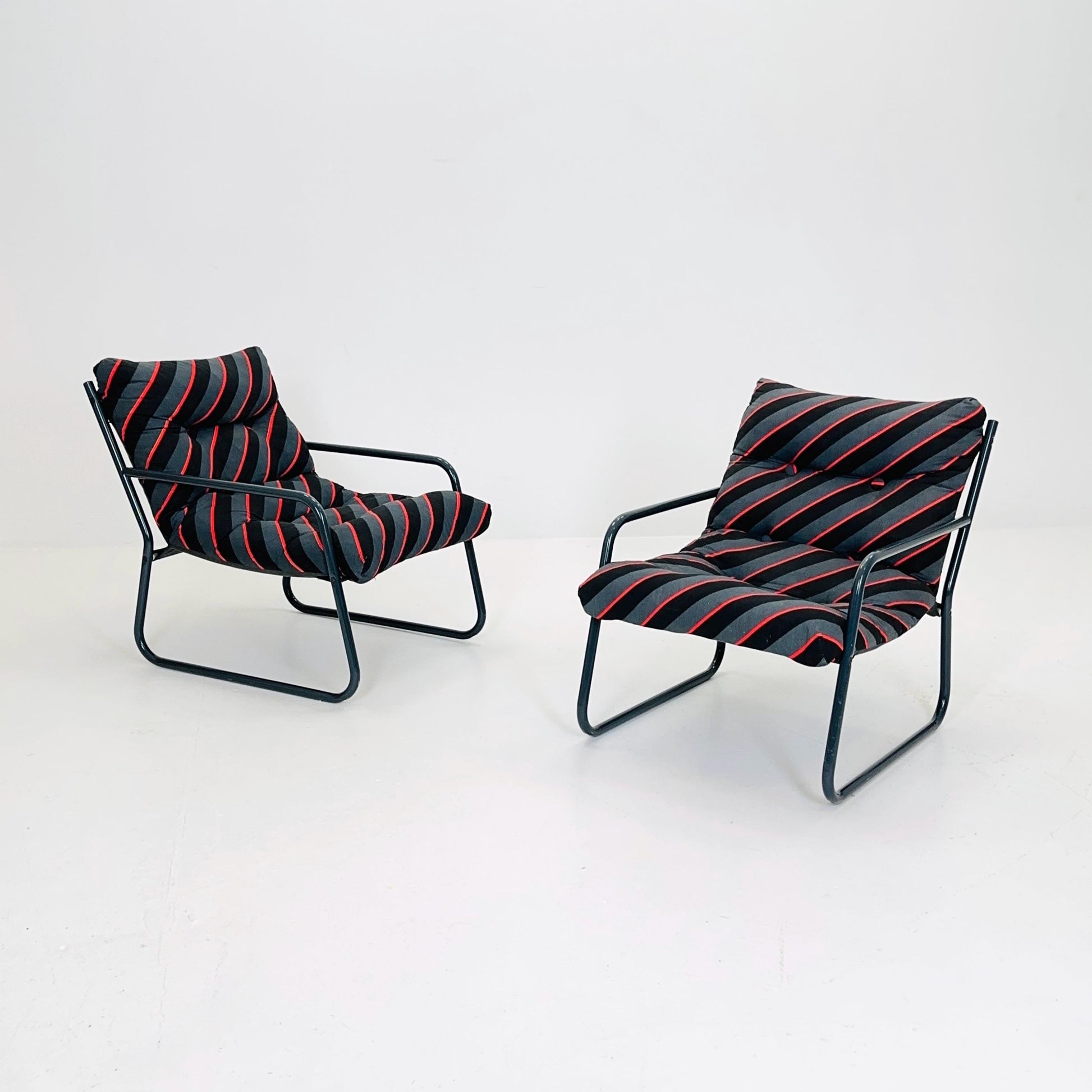 set of 2 Model Pixi Version lounge armchairs by Gillis Lundgren for Ikea, 1970s