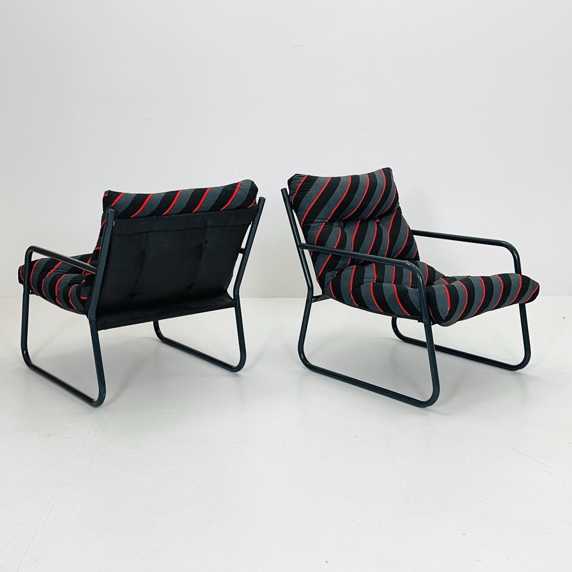 set of 2 Model Pixi Version lounge armchairs by Gillis Lundgren for Ikea, 1970s