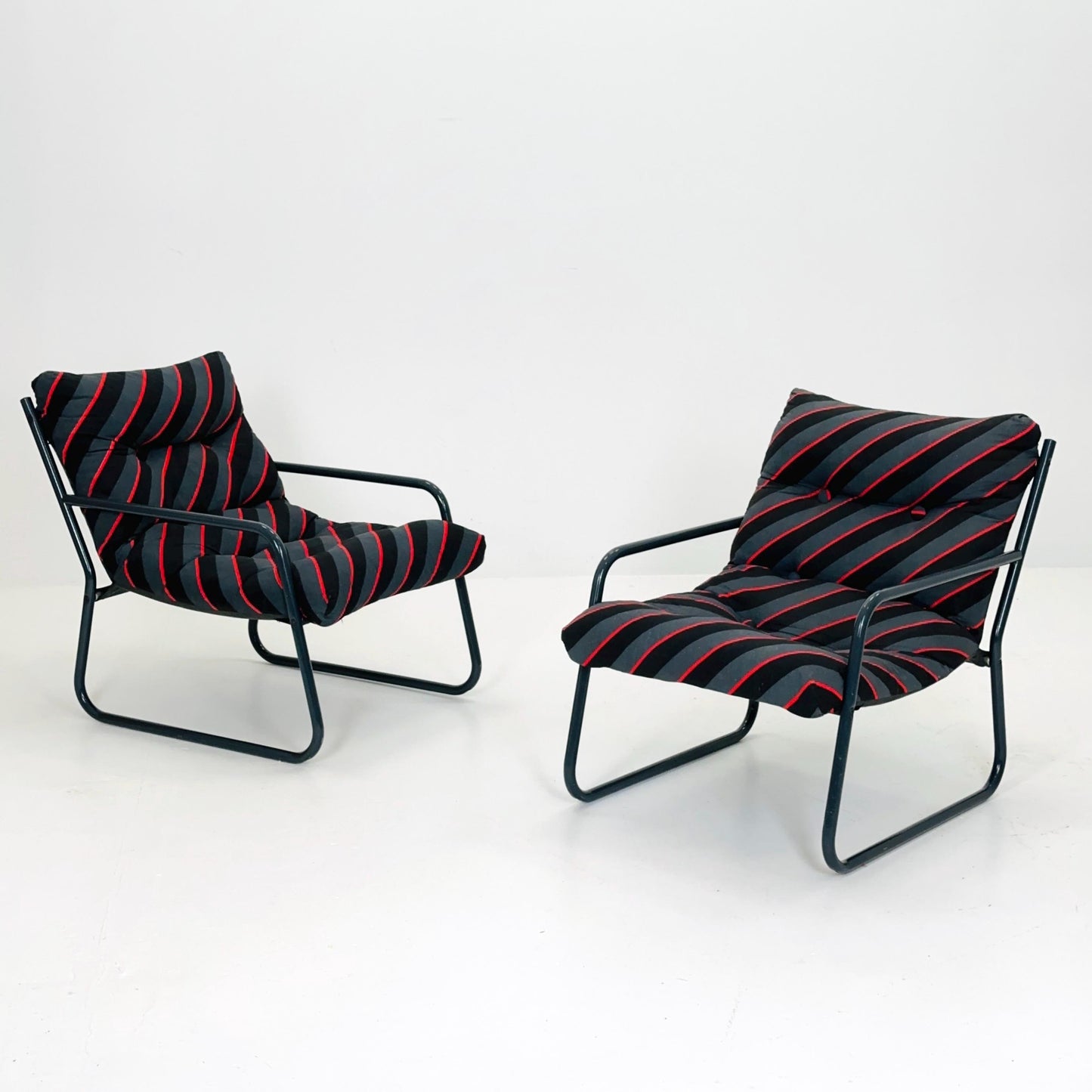set of 2 Model Pixi Version lounge armchairs by Gillis Lundgren for Ikea, 1970s