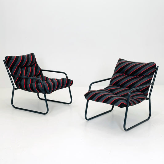 set of 2 Model Pixi Version lounge armchairs by Gillis Lundgren for Ikea, 1970s