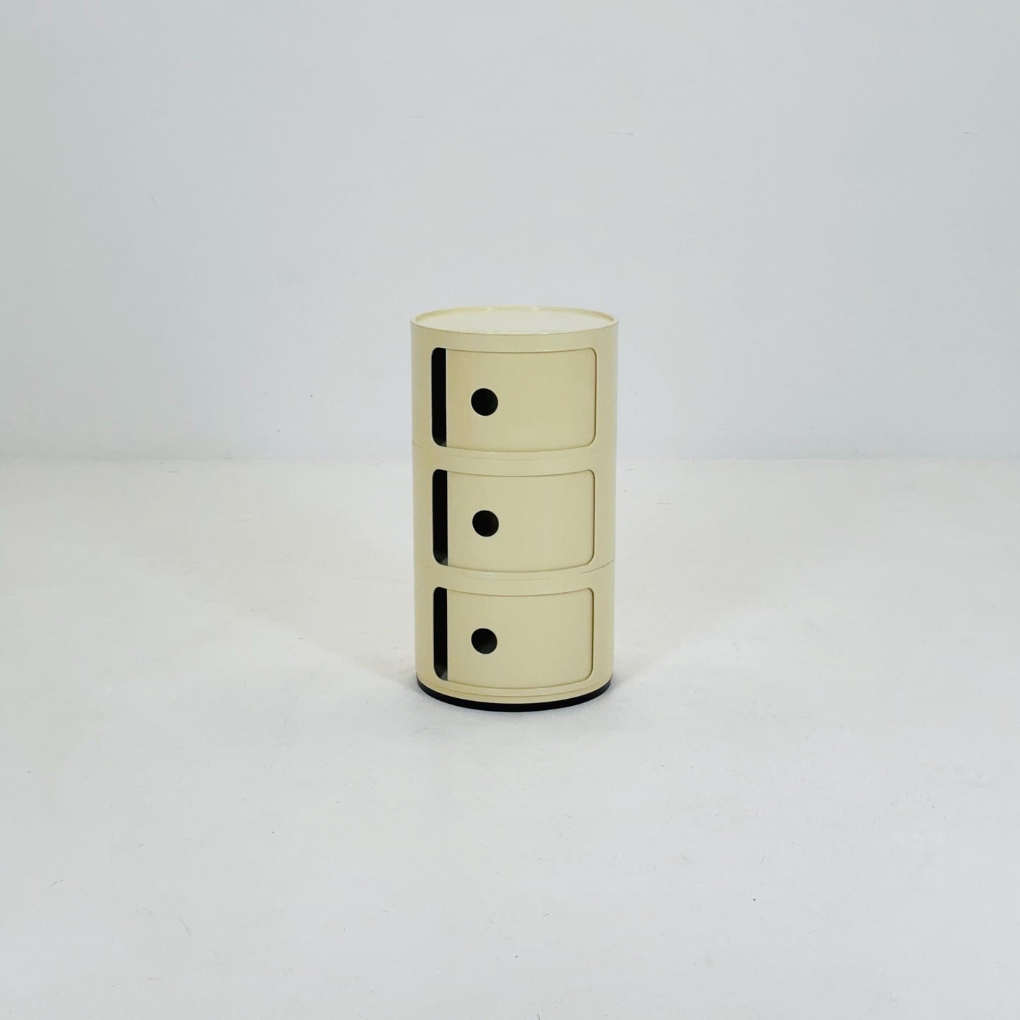 Mid century Anna Castelli Ferrieri Roll Container for Kartell, Model 4965-6-7 – 3-Tier Storage Unit Italy 1970s