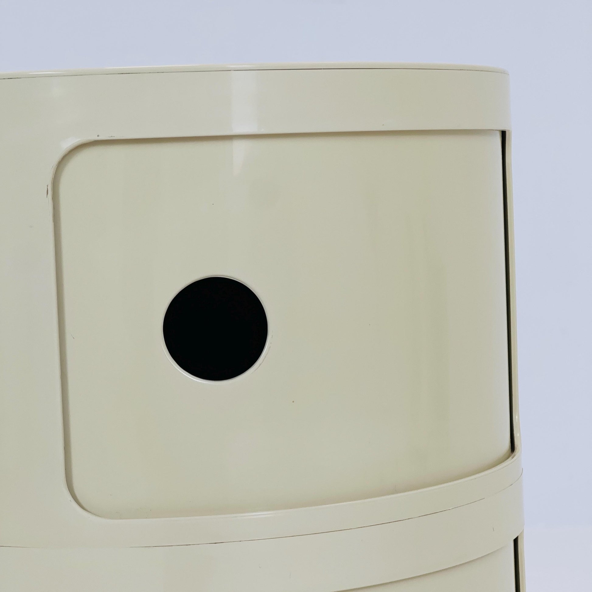 Mid century Anna Castelli Ferrieri Roll Container for Kartell, Model 4965-6-7 – 3-Tier Storage Unit Italy 1970s