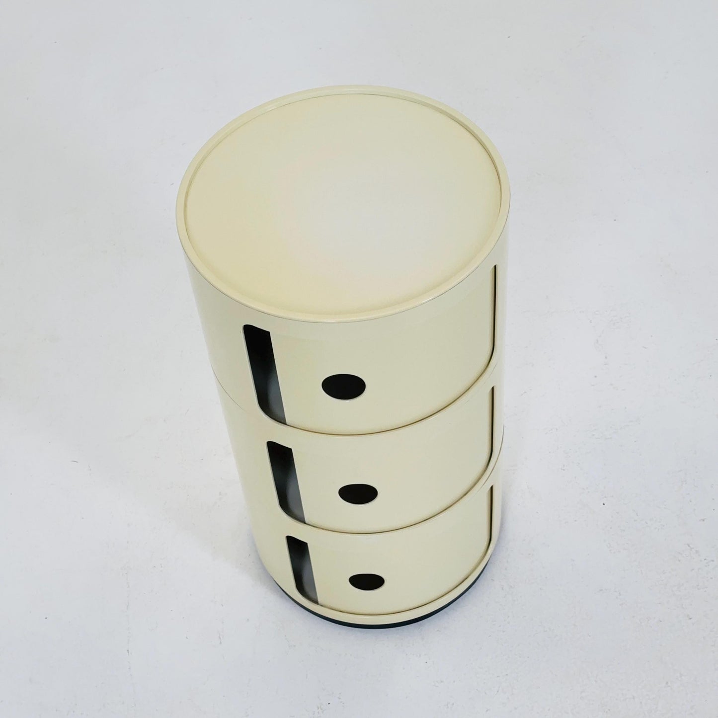 Mid century Anna Castelli Ferrieri Roll Container for Kartell, Model 4965-6-7 – 3-Tier Storage Unit Italy 1970s
