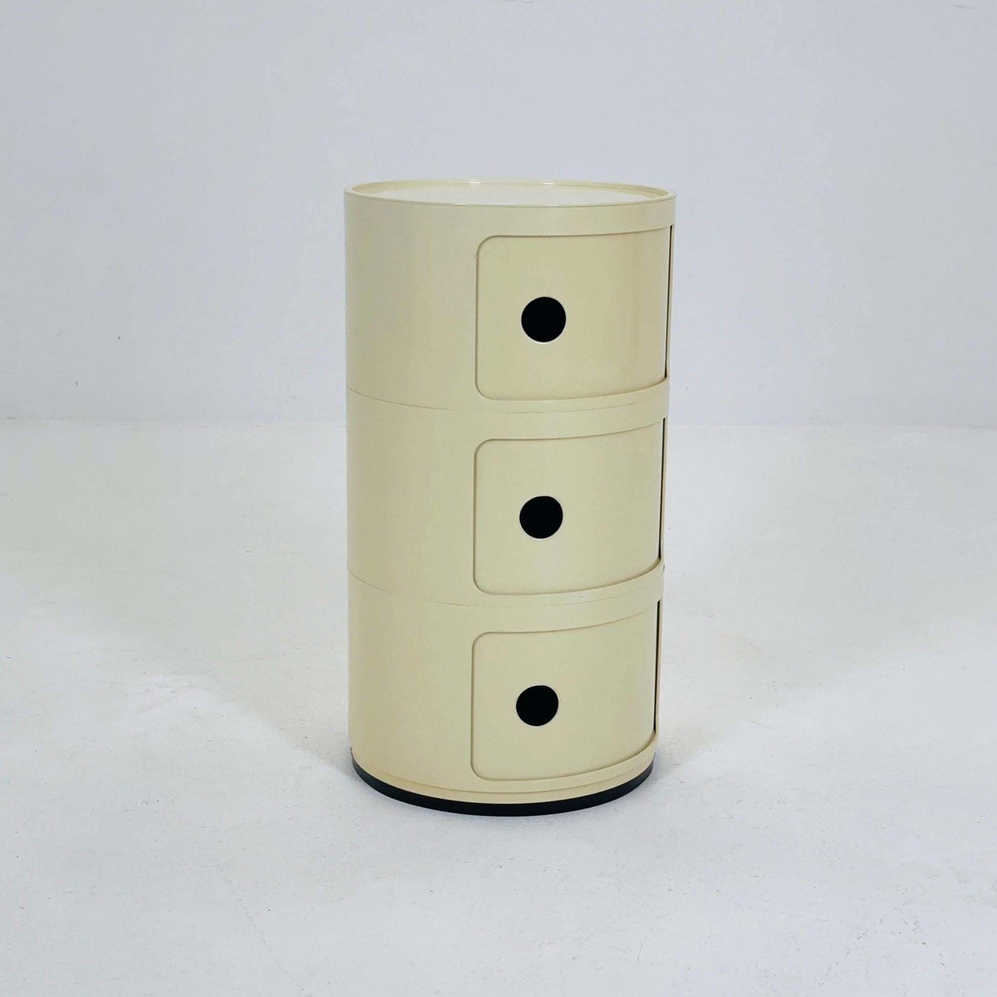 Mid century Anna Castelli Ferrieri Roll Container for Kartell, Model 4965-6-7 – 3-Tier Storage Unit Italy 1970s
