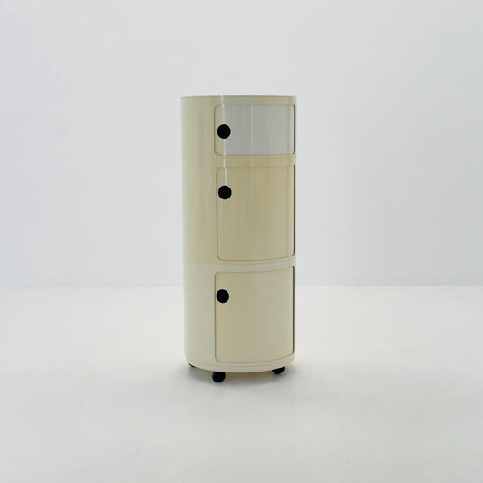 Mid-Century Space Age Componibili Cabinet / Side Table / Trolley — Anna Castelli Ferrieri for Kartell, Italy 1980s — 3-Tier