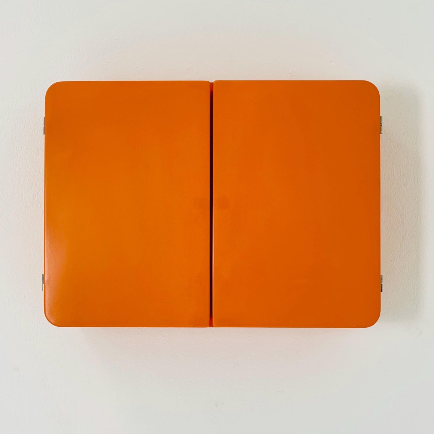 Spaceage Bathroom Cabinet by CM West Germany, 1970s – Orange German Mid-Century Pharmacy Cabinet