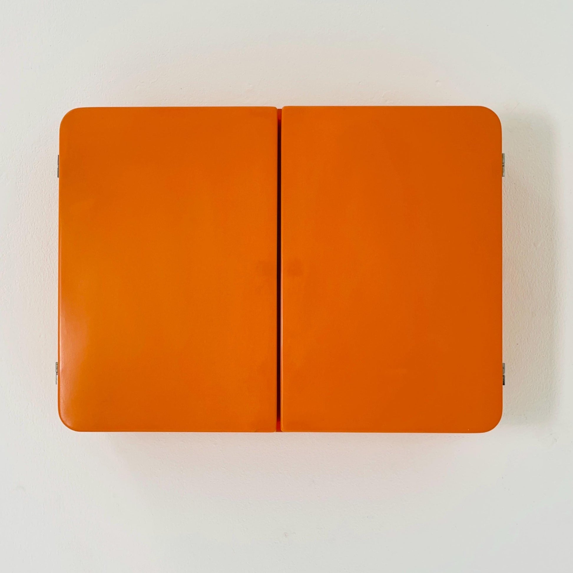 Spaceage Bathroom Cabinet by CM West Germany, 1970s – Orange German Mid-Century Pharmacy Cabinet