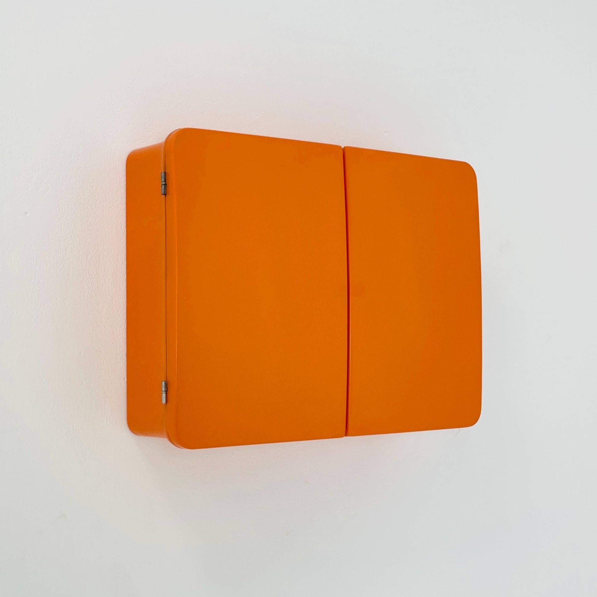 Spaceage Bathroom Cabinet by CM West Germany, 1970s – Orange German Mid-Century Pharmacy Cabinet