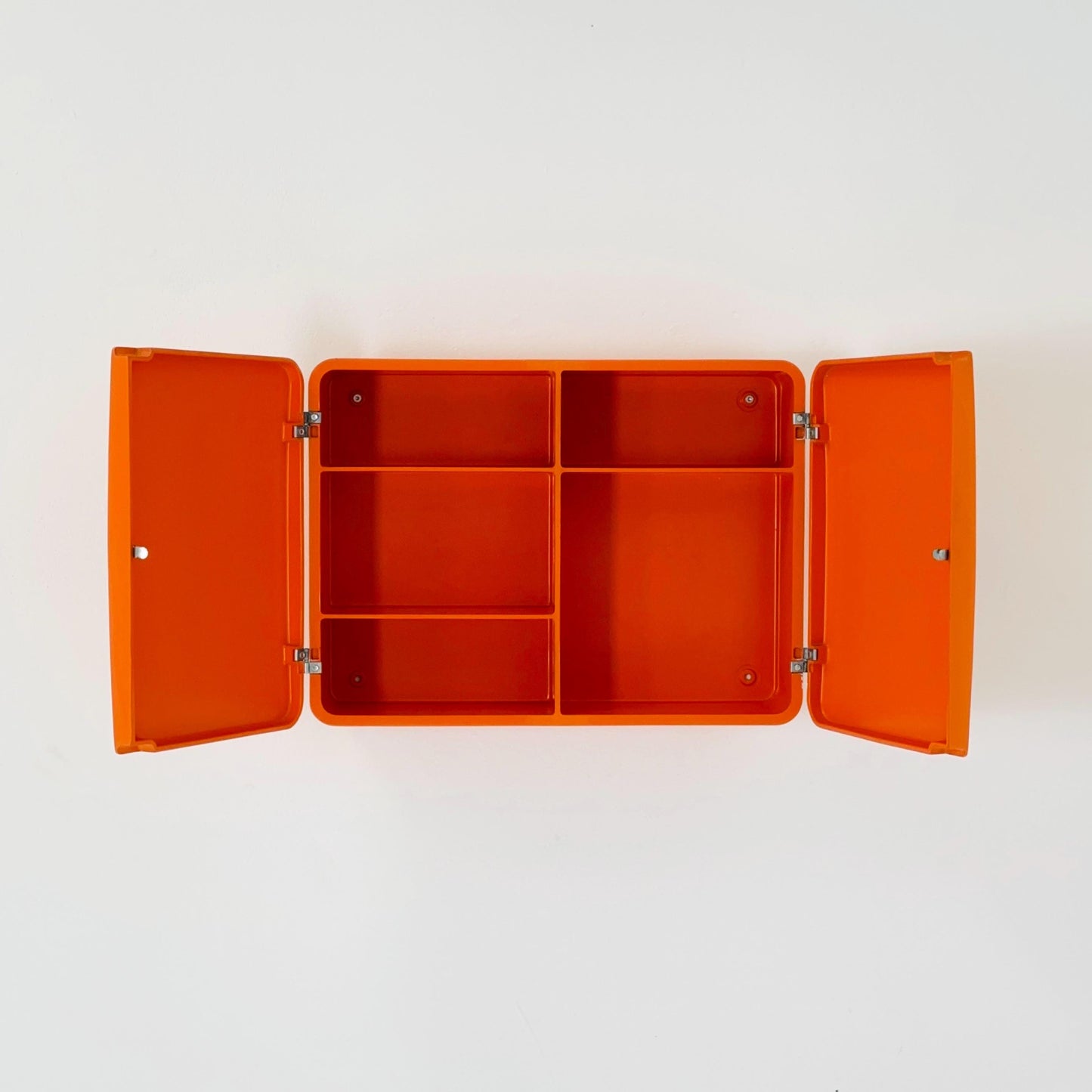 Spaceage Bathroom Cabinet by CM West Germany, 1970s – Orange German Mid-Century Pharmacy Cabinet