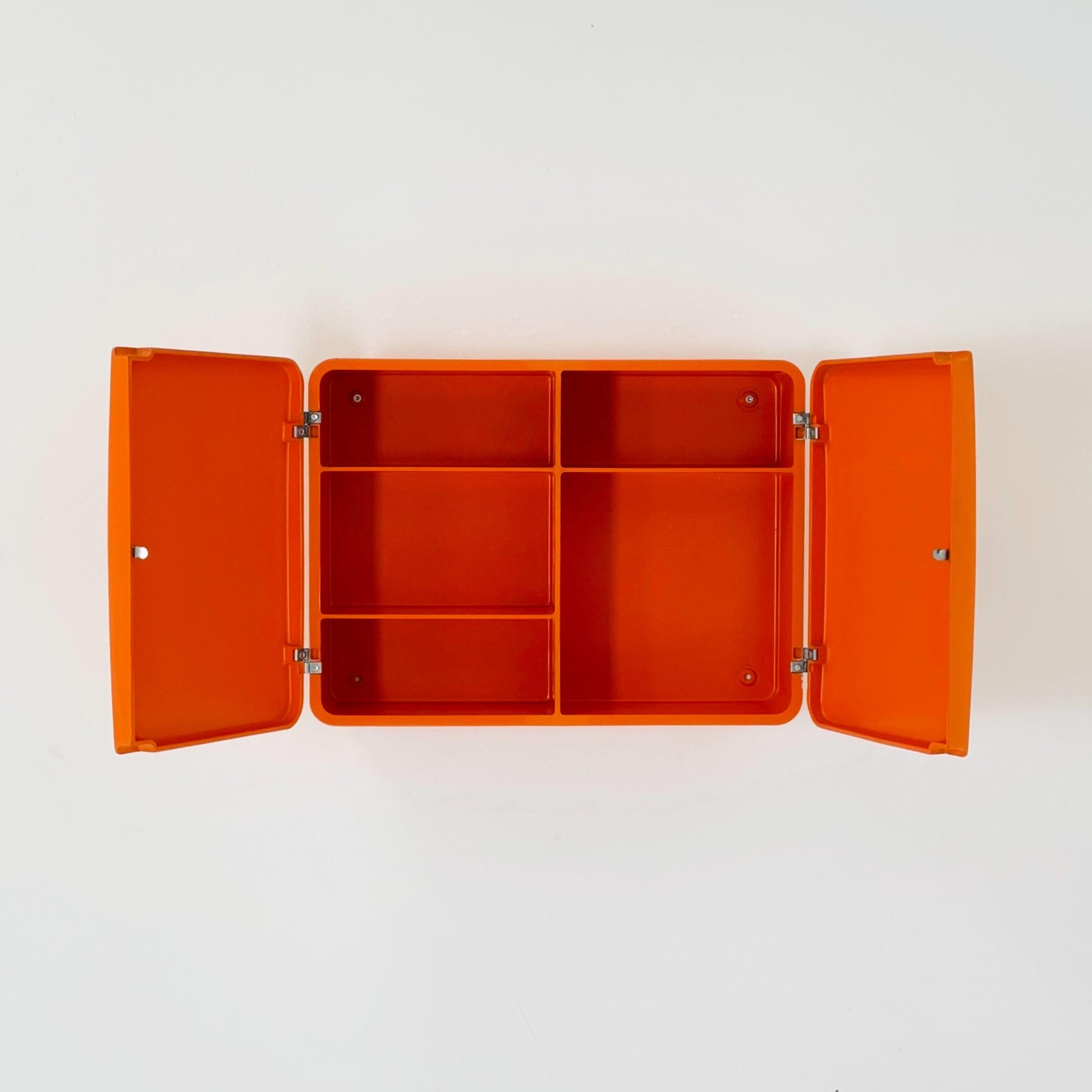 Spaceage Bathroom Cabinet by CM West Germany, 1970s – Orange German Mid-Century Pharmacy Cabinet