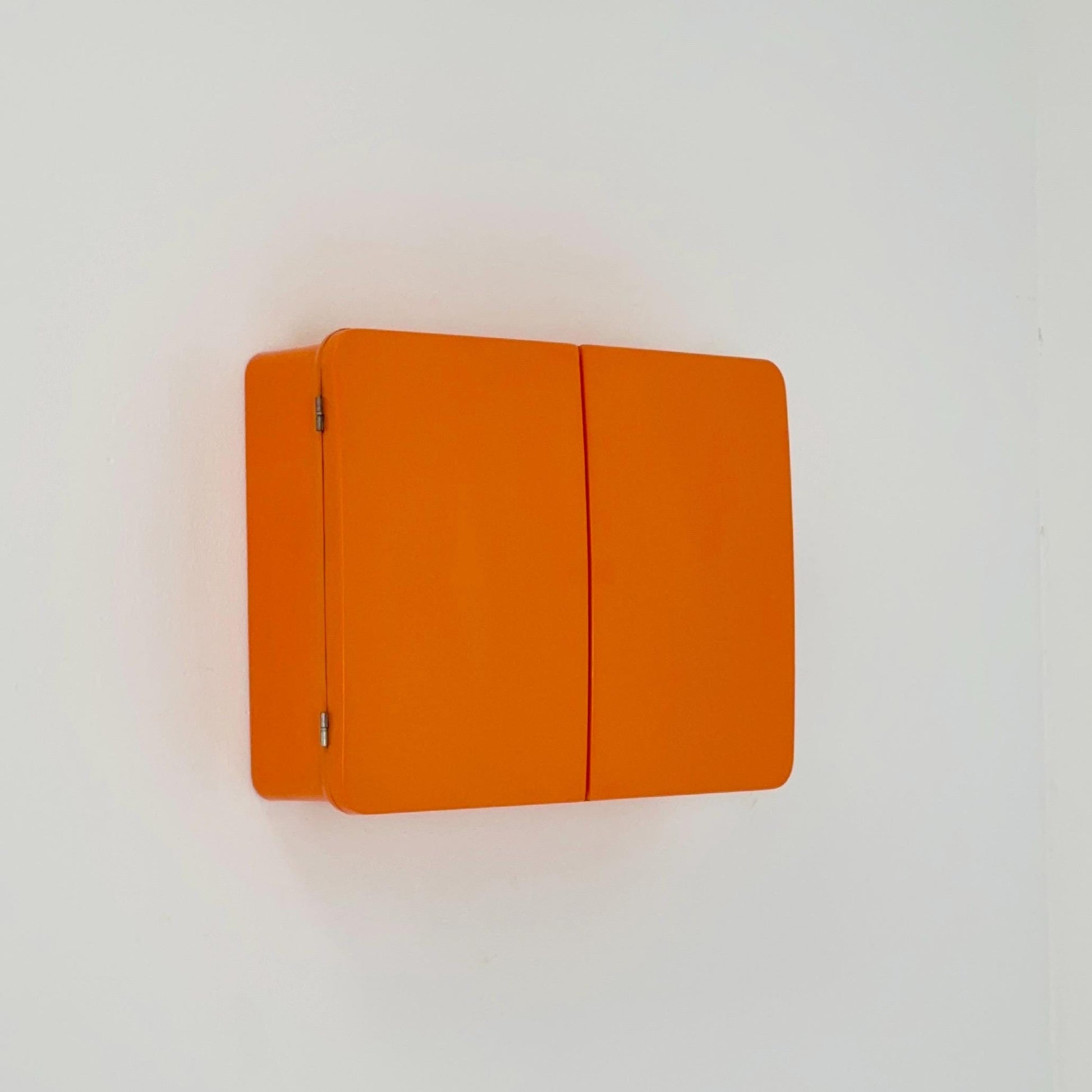 Spaceage Bathroom Cabinet by CM West Germany, 1970s – Orange German Mid-Century Pharmacy Cabinet