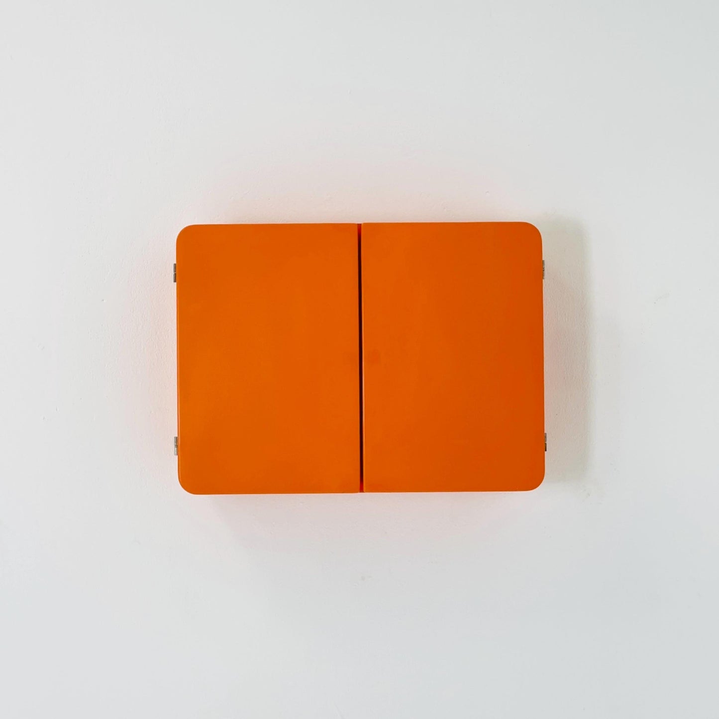 Spaceage Bathroom Cabinet by CM West Germany, 1970s – Orange German Mid-Century Pharmacy Cabinet