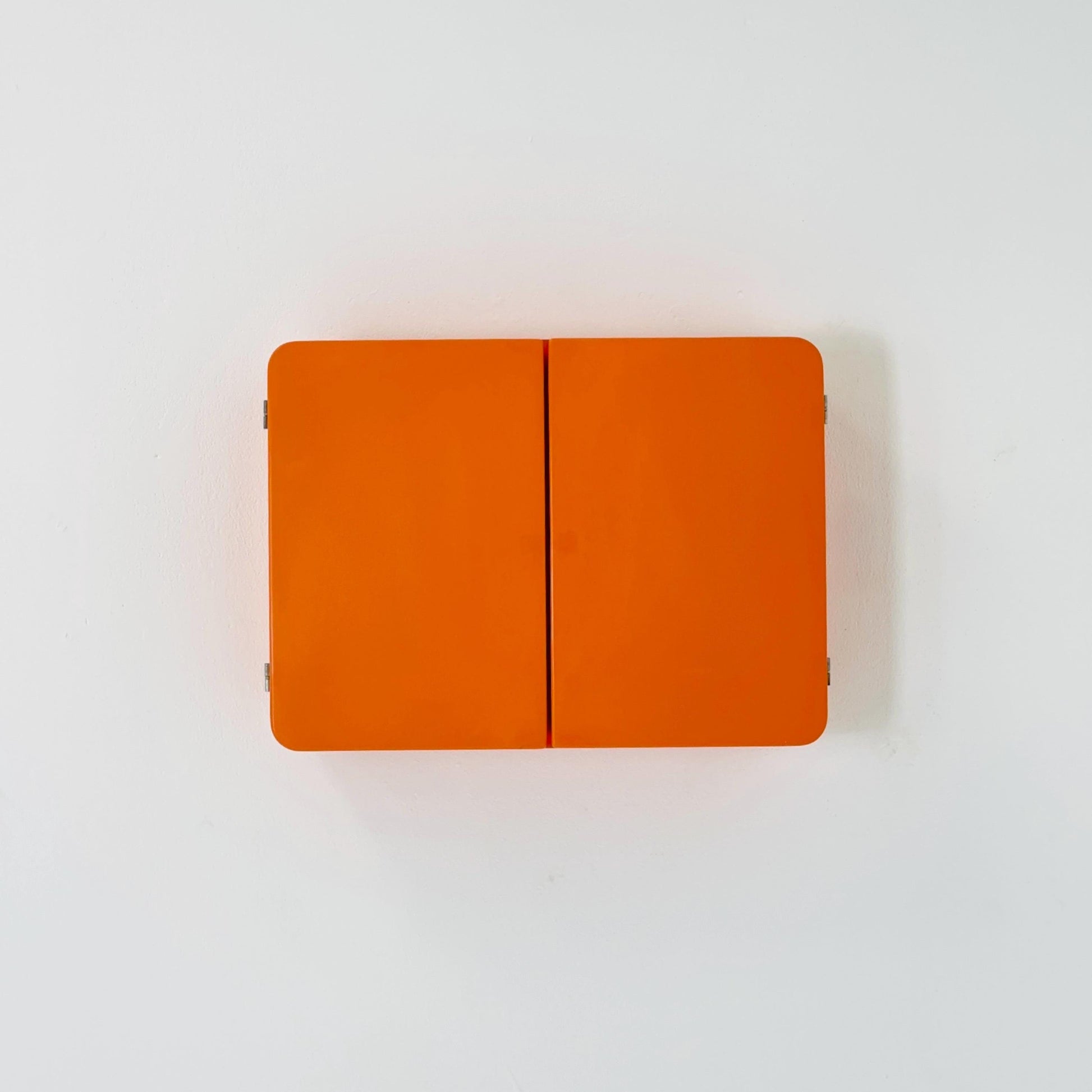 Spaceage Bathroom Cabinet by CM West Germany, 1970s – Orange German Mid-Century Pharmacy Cabinet