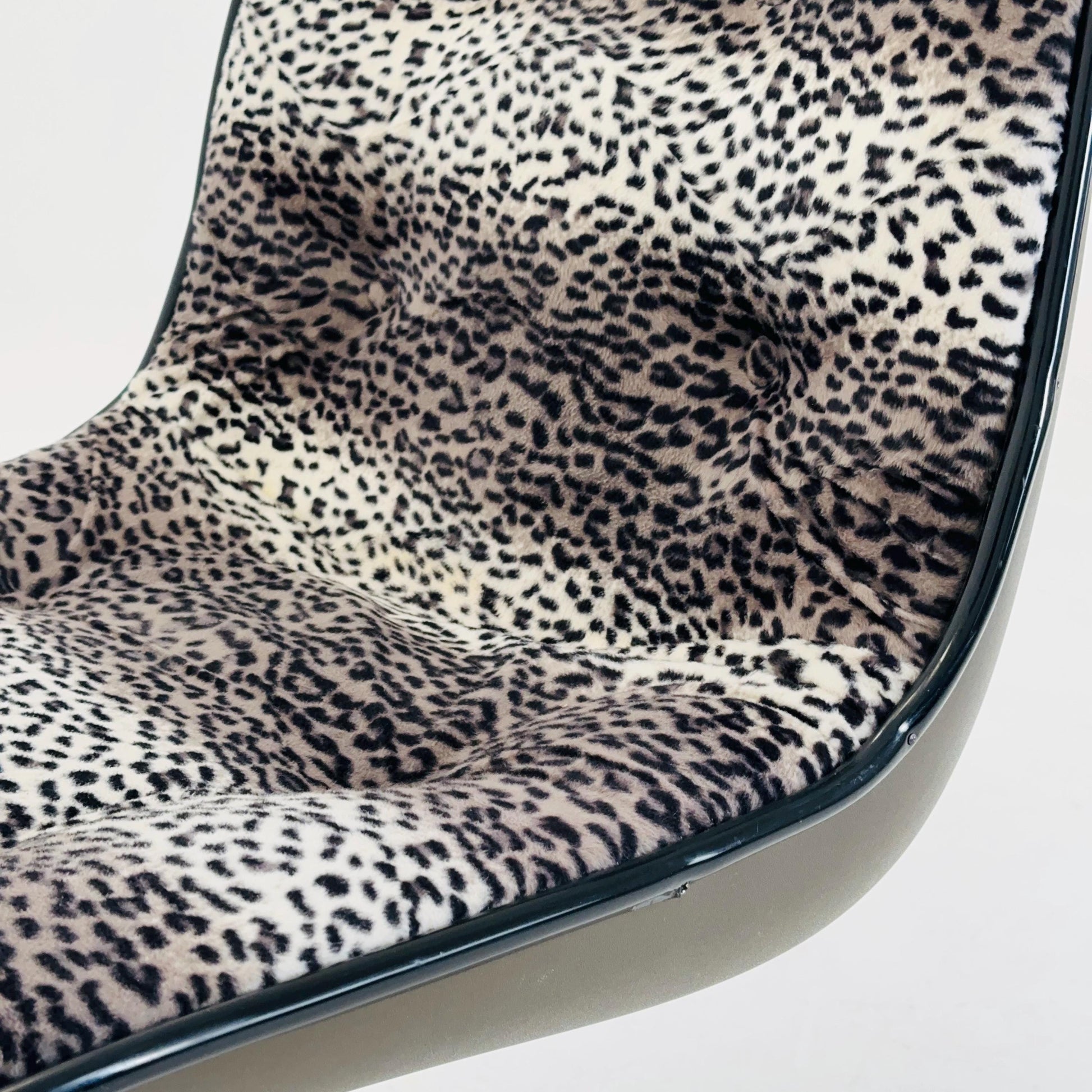 Mid-Century Space Age Leopard Lounge Chair, Germany 1980s