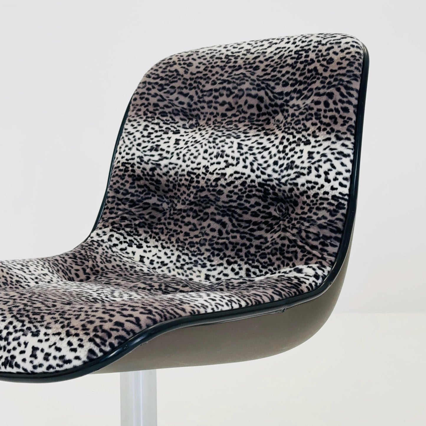 Mid-Century Space Age Leopard Lounge Chair, Germany 1980s