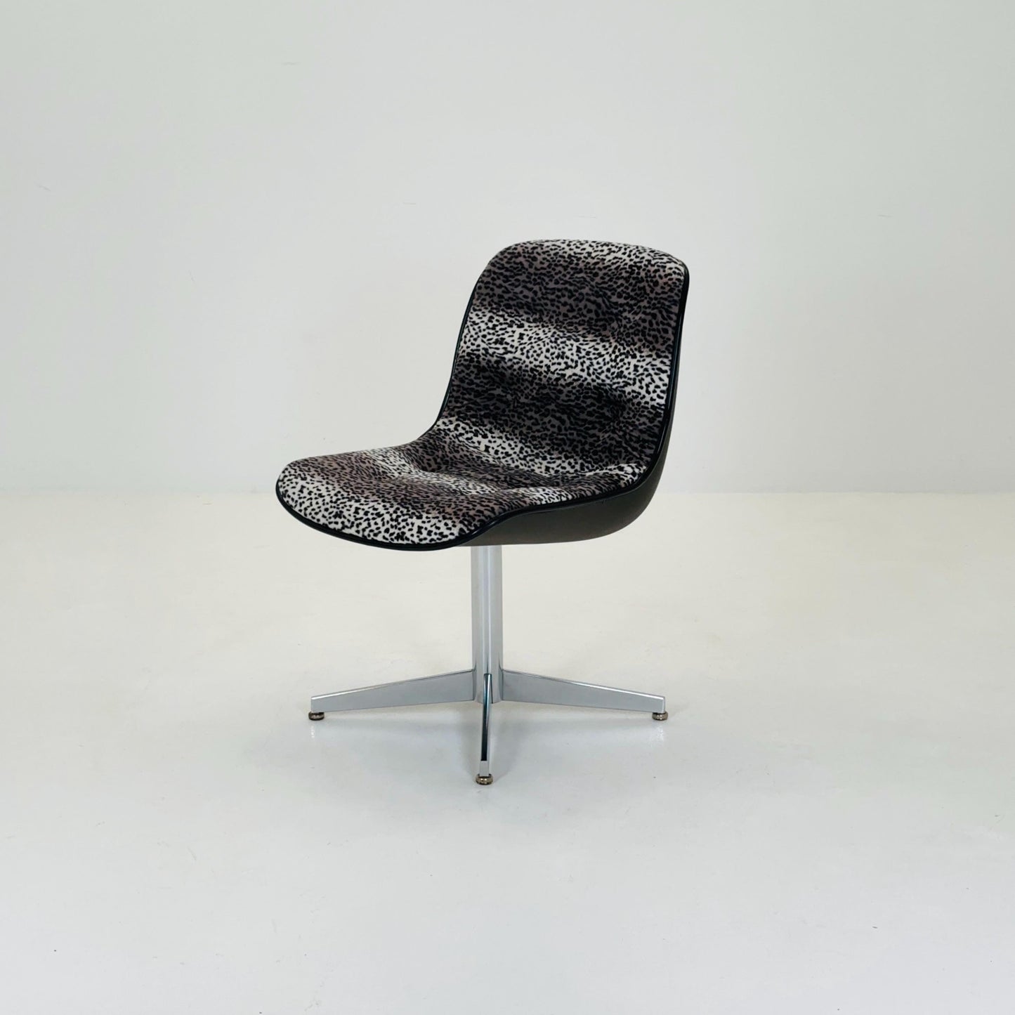 Mid-Century Space Age Leopard Lounge Chair, Germany 1980s
