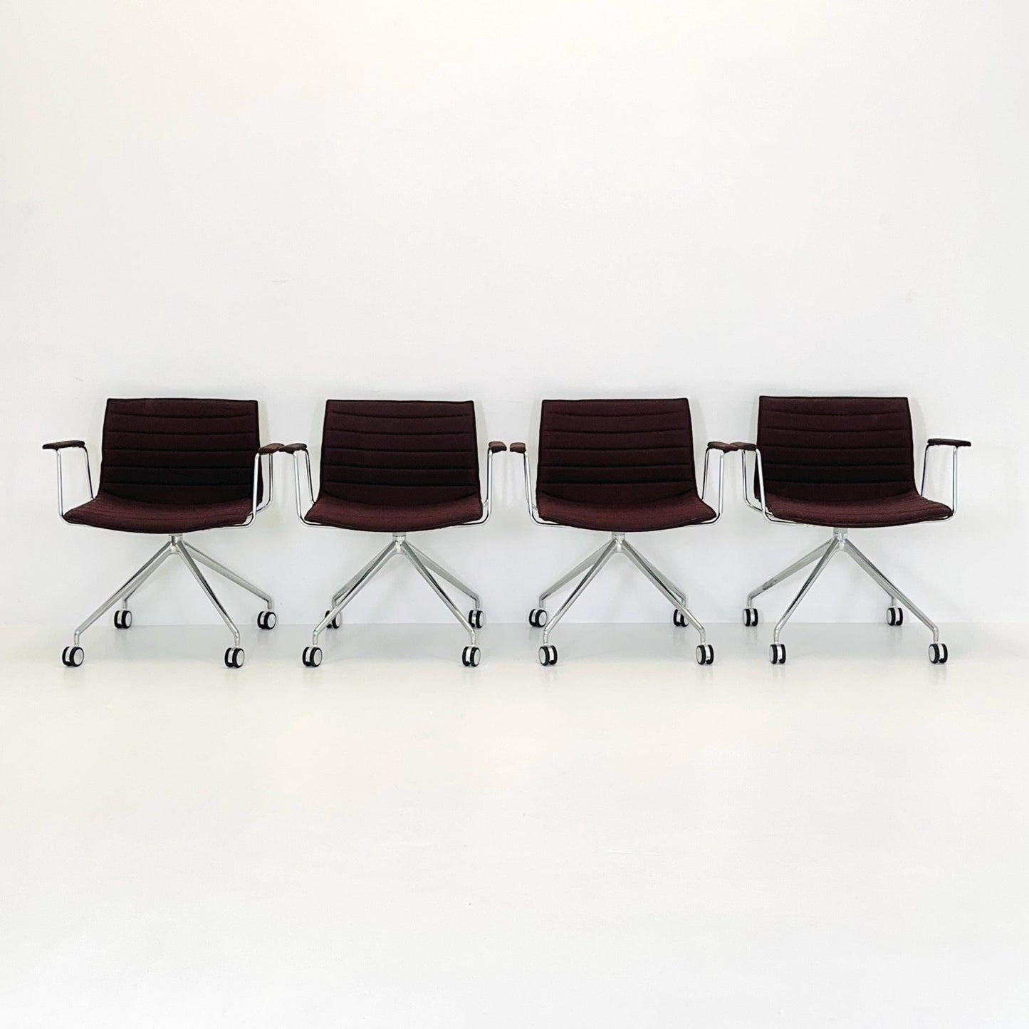 set of 4 Mid-Century design CATIFA 46 Armchairs by Lievore Altherr Molina for Arper Italy