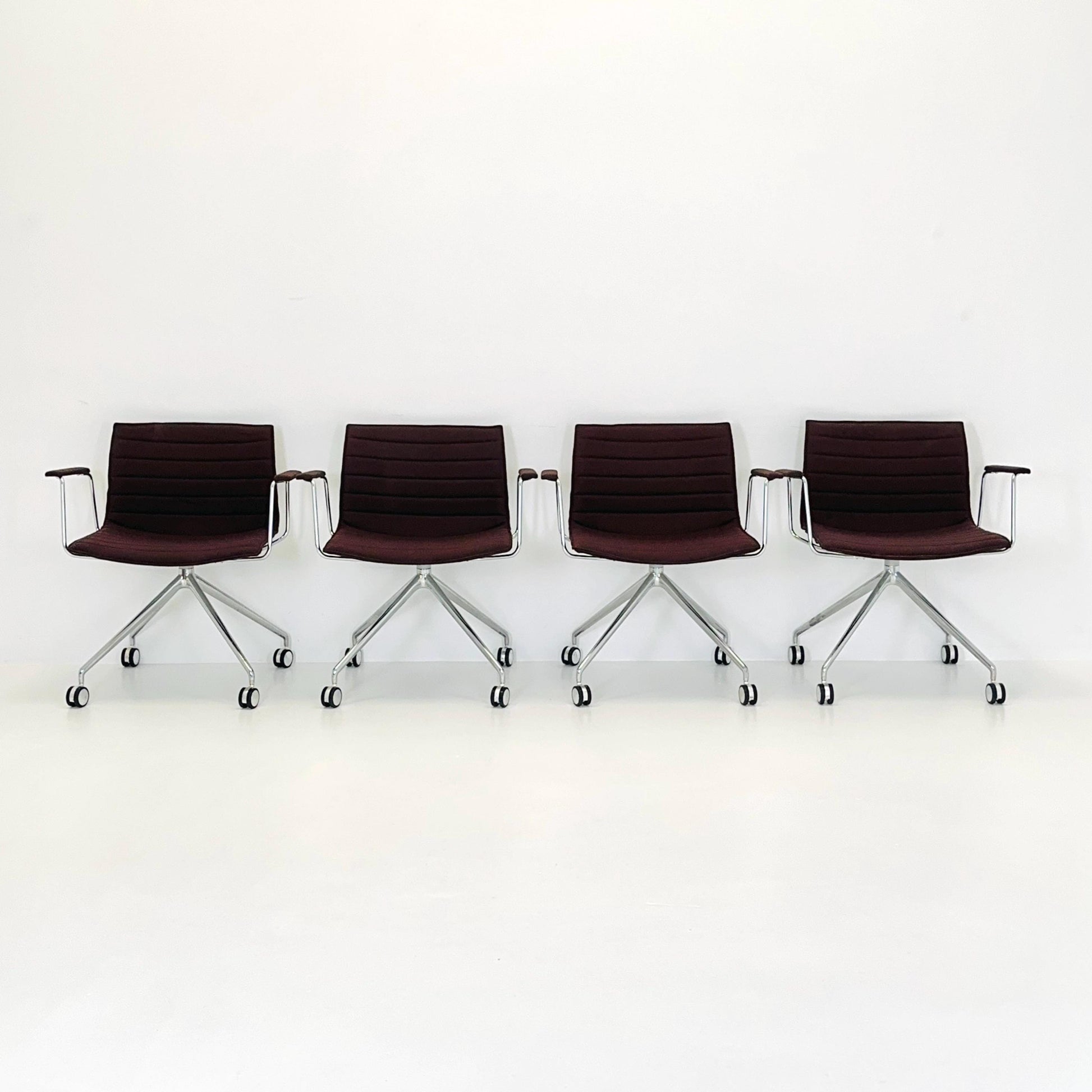 set of 4 Mid-Century design CATIFA 46 Armchairs by Lievore Altherr Molina for Arper Italy