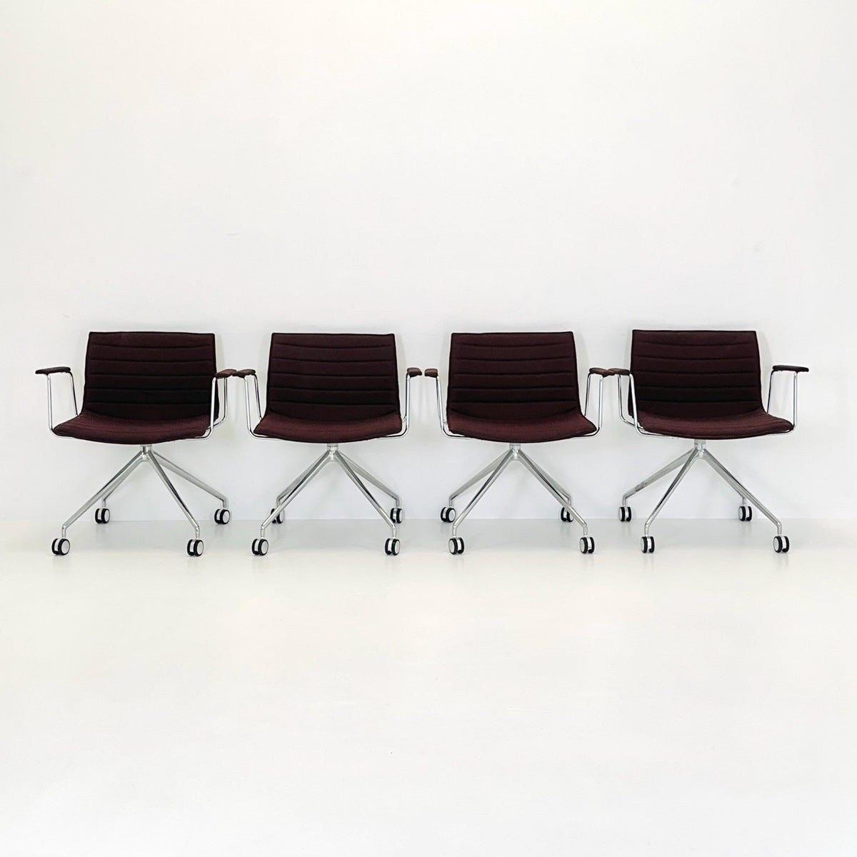 set of 4 Mid-Century design CATIFA 46 Armchairs by Lievore Altherr Molina for Arper Italy