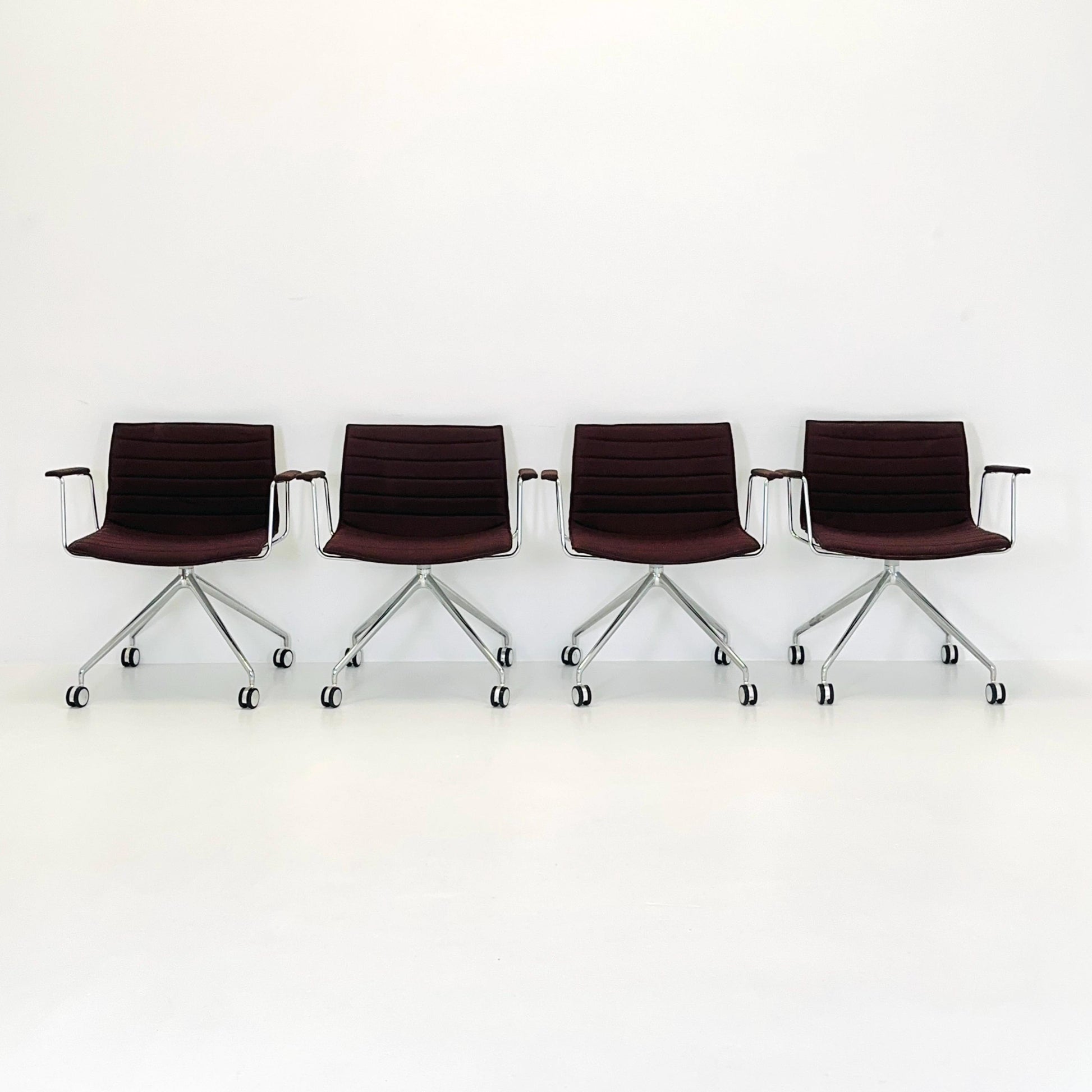 set of 4 Mid-Century design CATIFA 46 Armchairs by Lievore Altherr Molina for Arper Italy