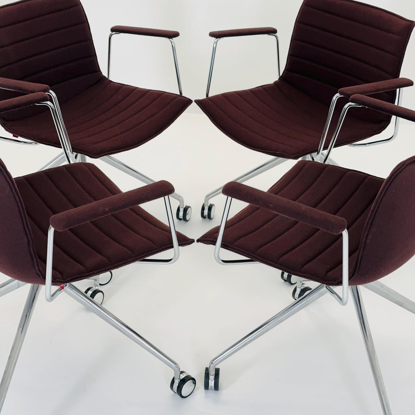 set of 4 Mid-Century design CATIFA 46 Armchairs by Lievore Altherr Molina for Arper Italy