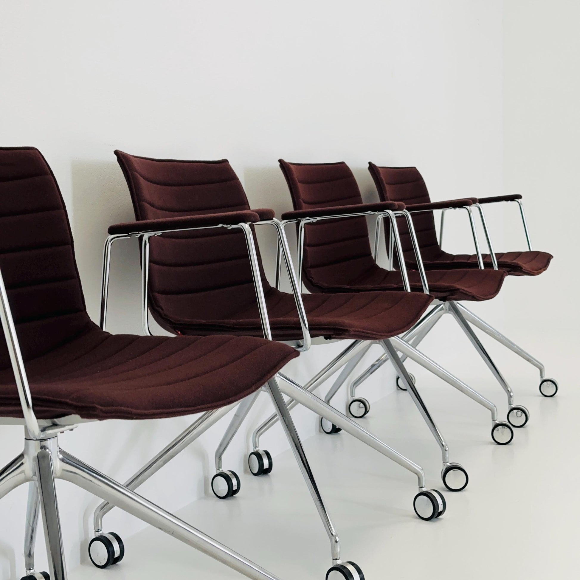 set of 4 Mid-Century design CATIFA 46 Armchairs by Lievore Altherr Molina for Arper Italy